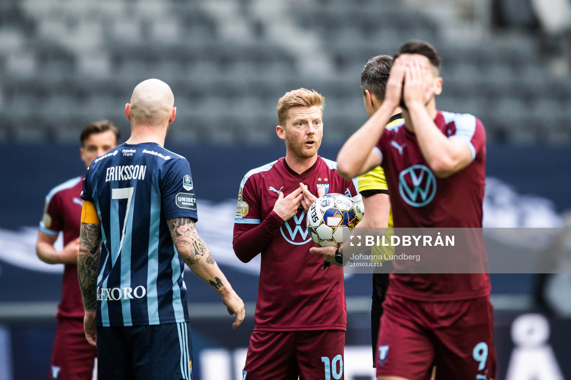 Malmö FFs Anders Christiansen reagerar