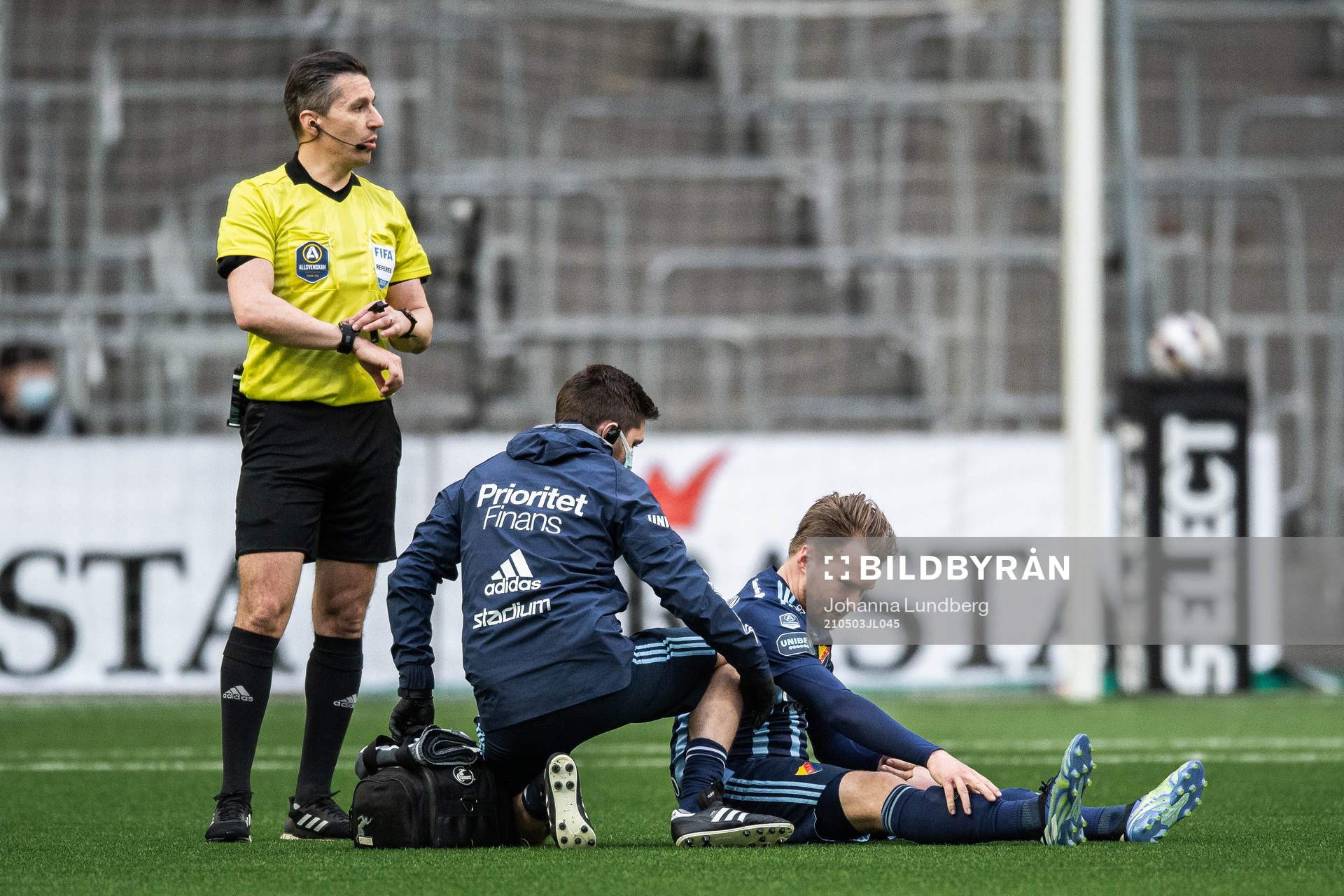 Djurgårdens Jacob Une Larsson får vård