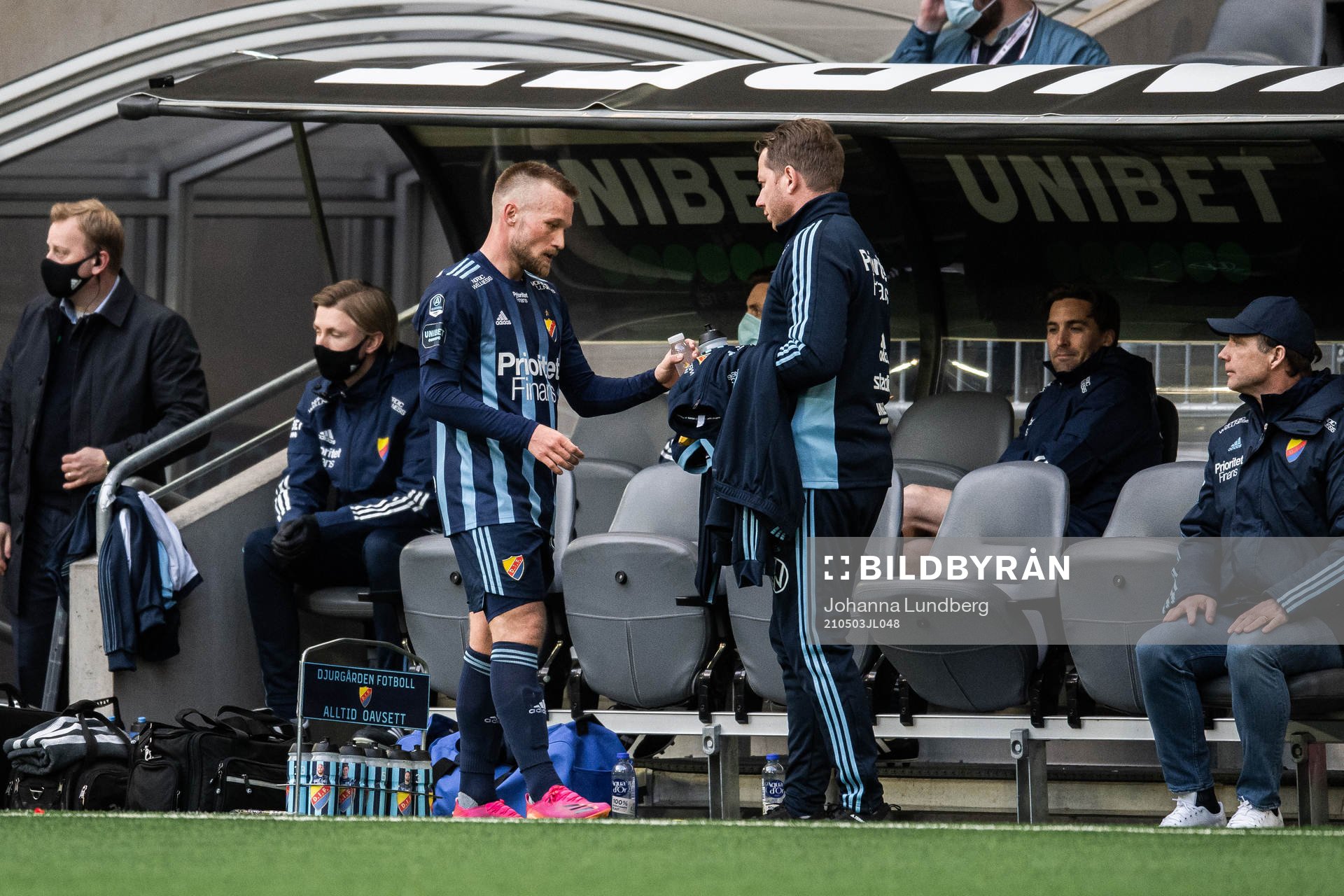 Djurgårdens Nicklas Bärkroth byts ut
