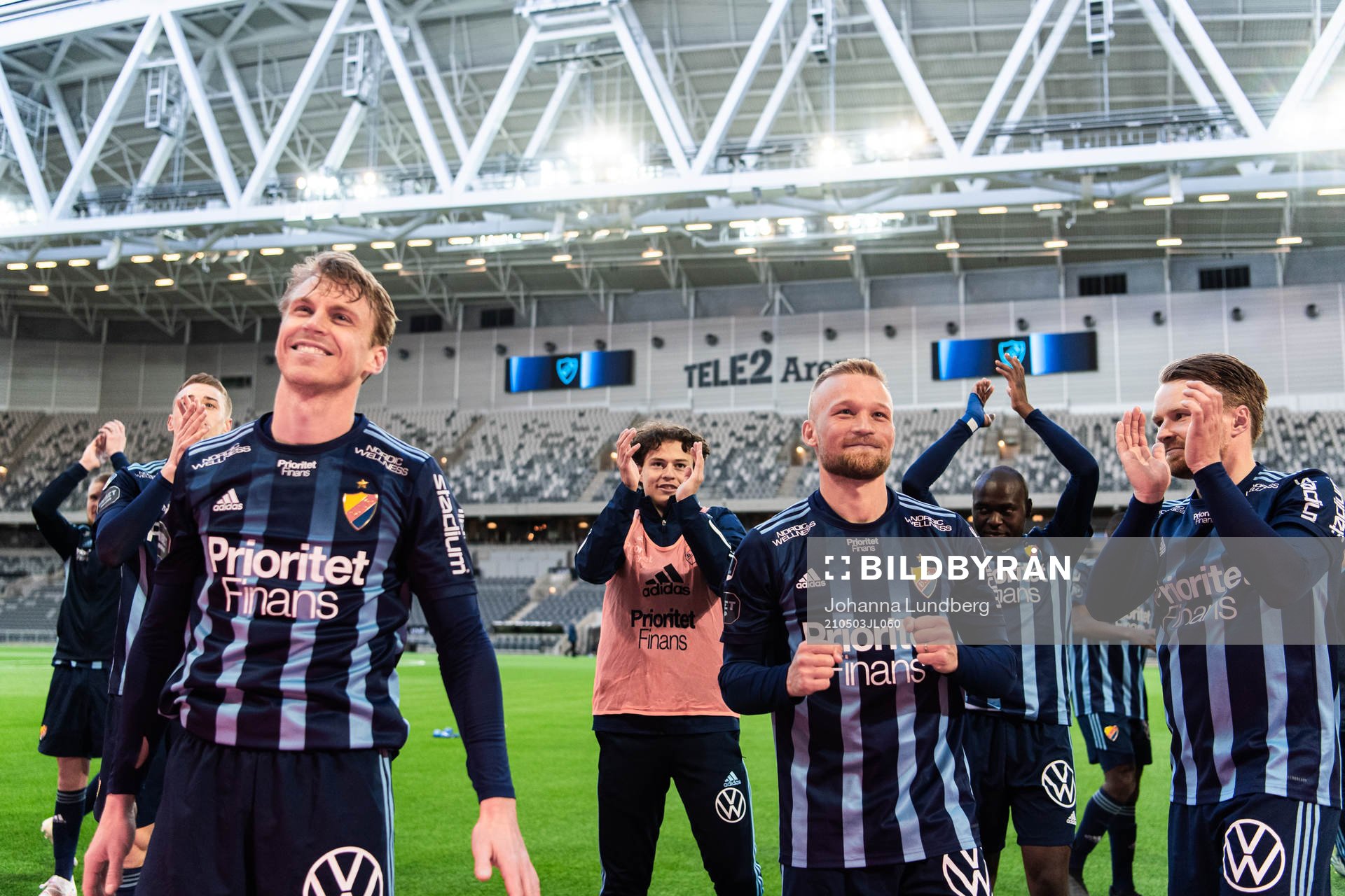 Djurgårdens Rasmus Schüller, Nicklas Bärkroth och Jacob