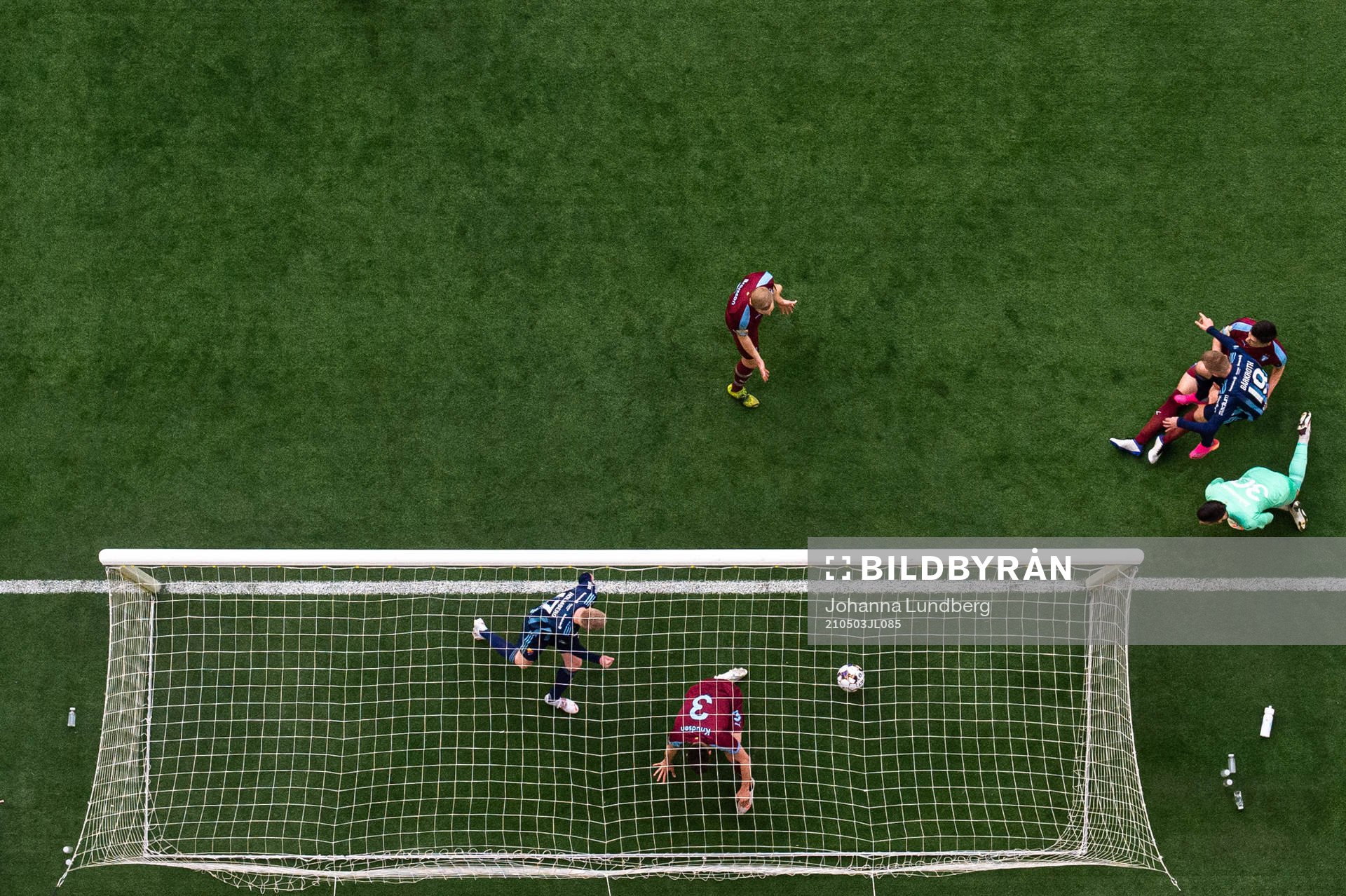 Djurgårdens Nicklas Bärkroth gör 3-0