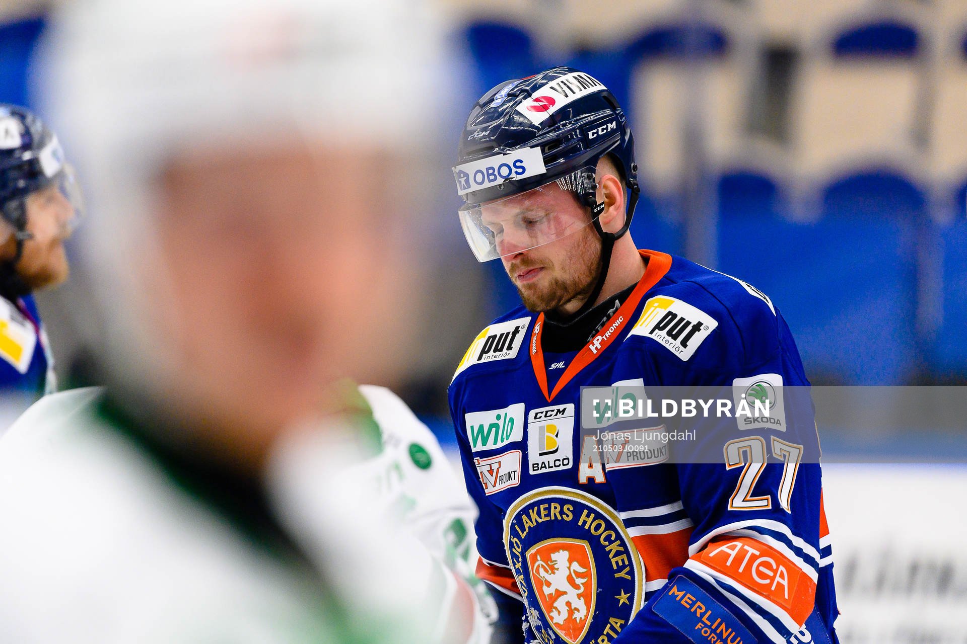 Växjös Martin Lundberg har ont