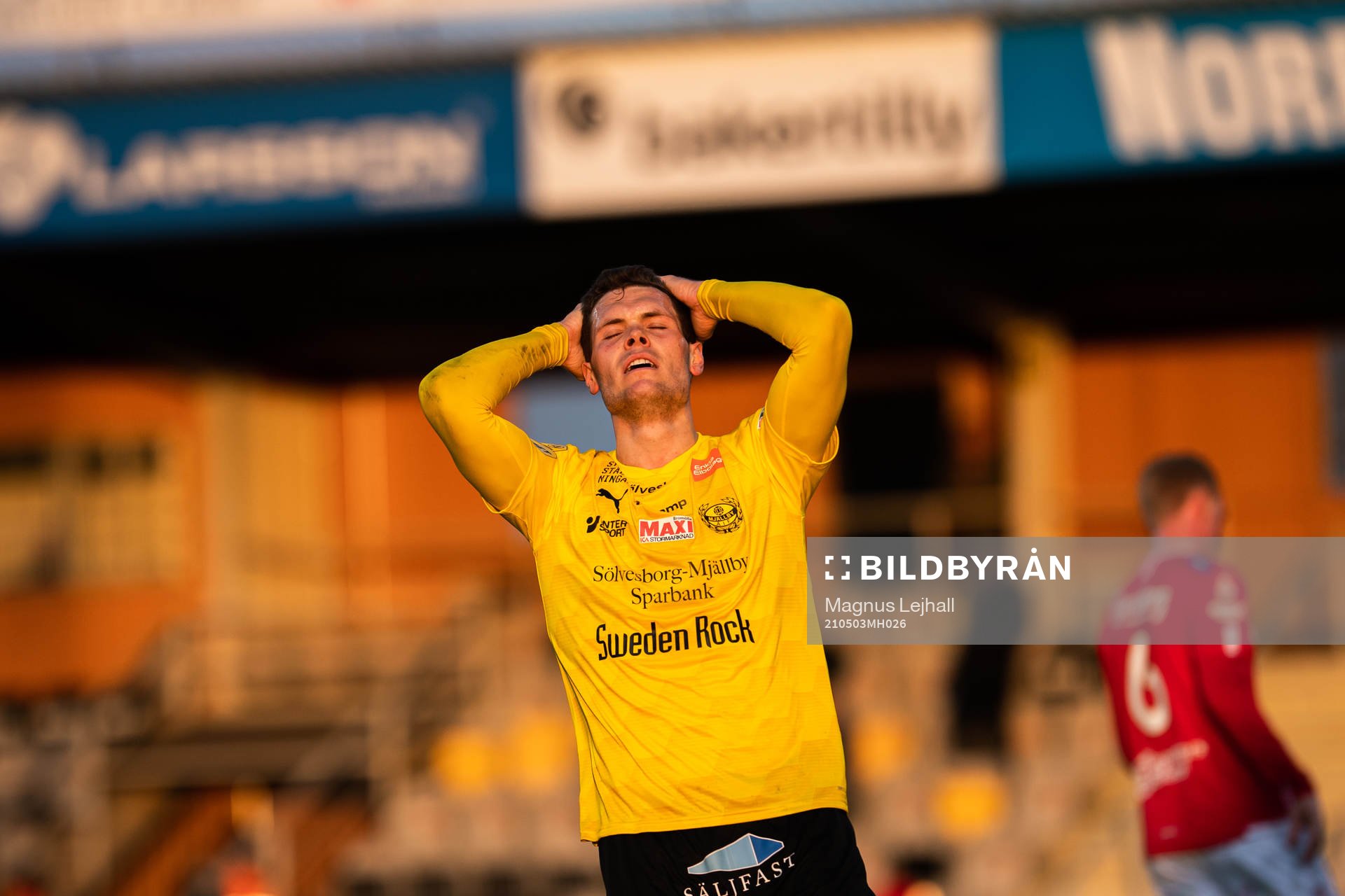 Mjällbys Jacob Bergström deppar