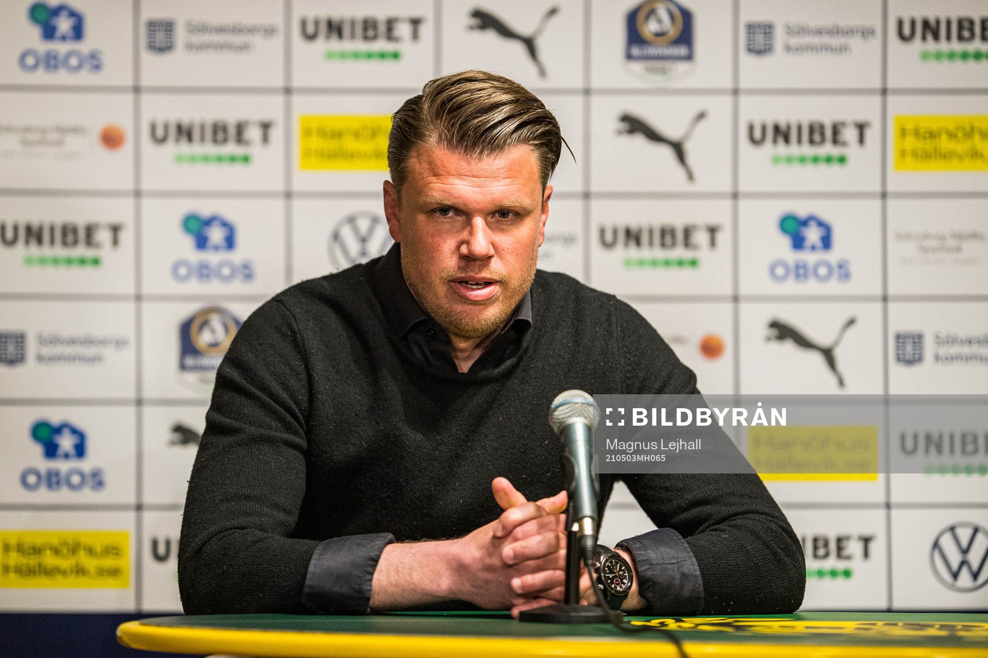 Mjällbys tränare Christian Järdler
