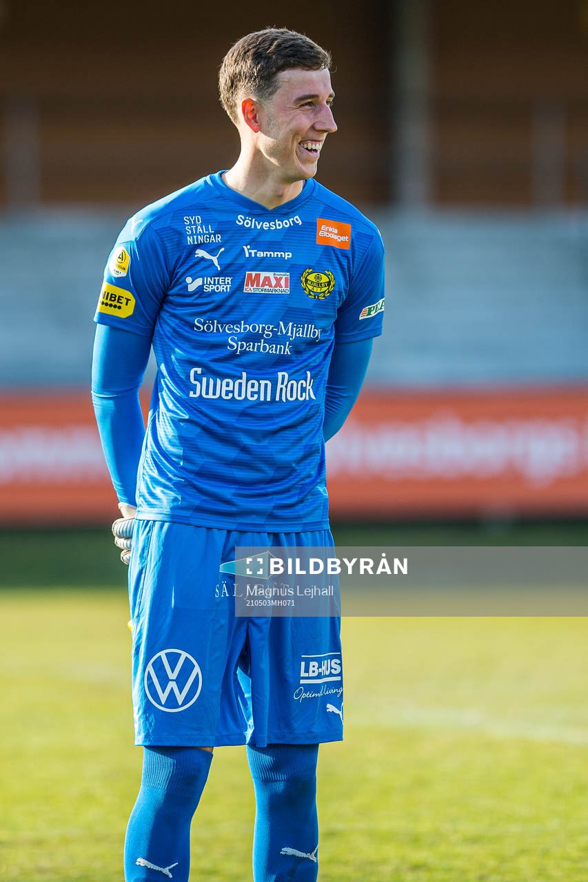 Mjällbys målvakt Samuel Brolin