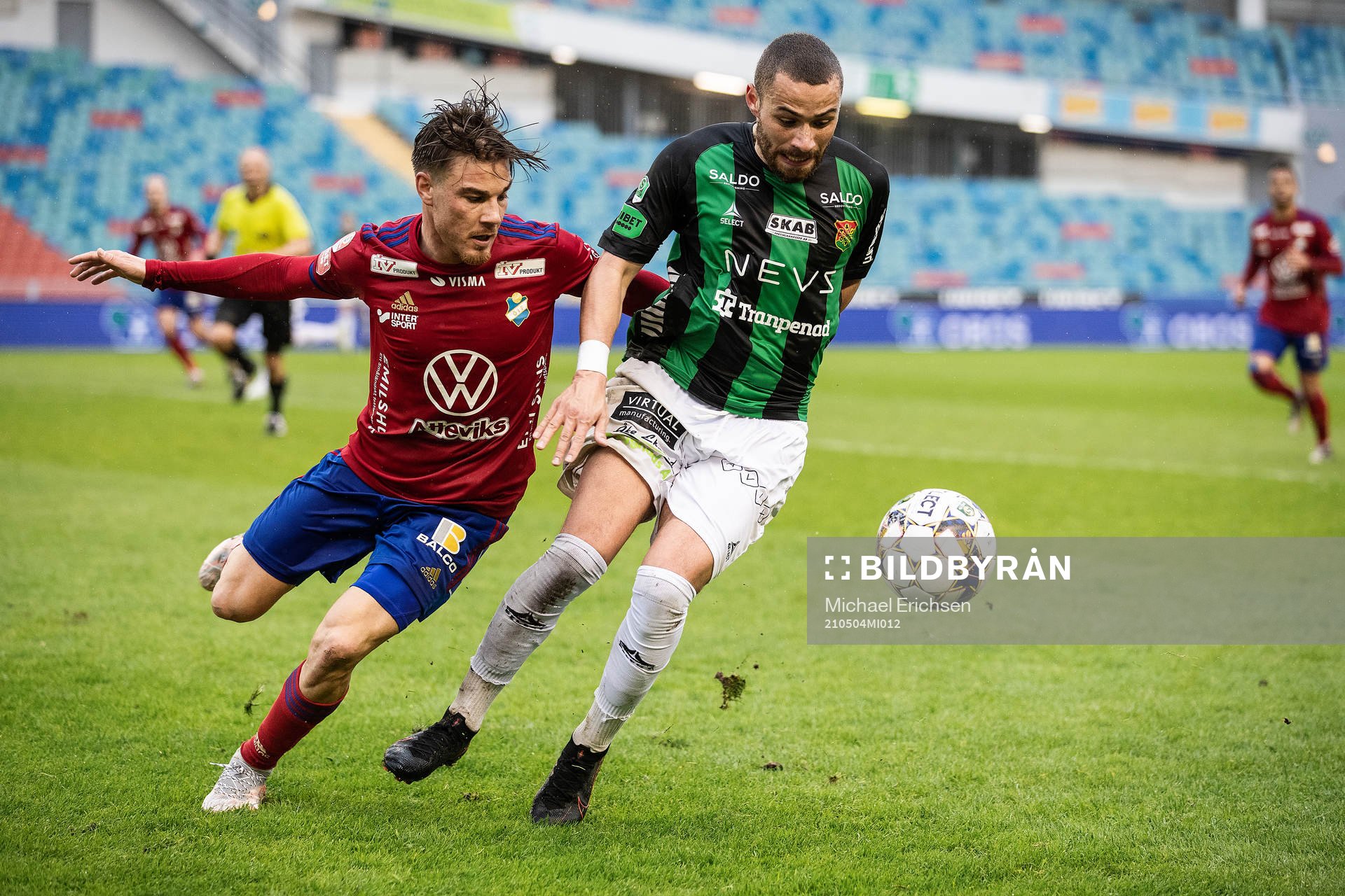 Östers Tatu Varmanen och GAIS Malkolm Moenza