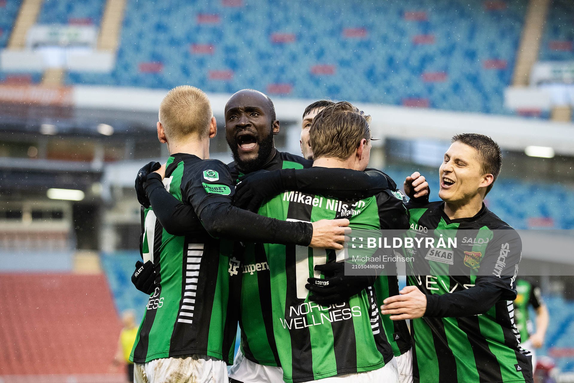GAIS spelare jublar