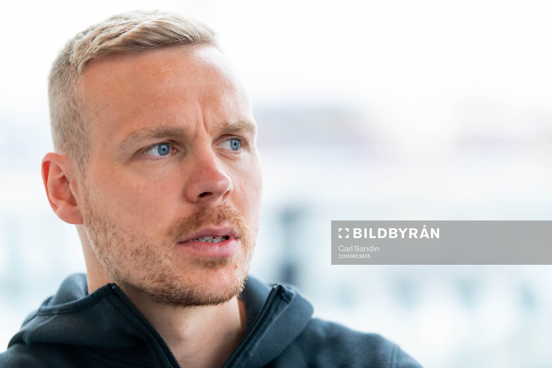 IFK Göteborgs Kolbeinn Sigthorsson blir intervjuad
