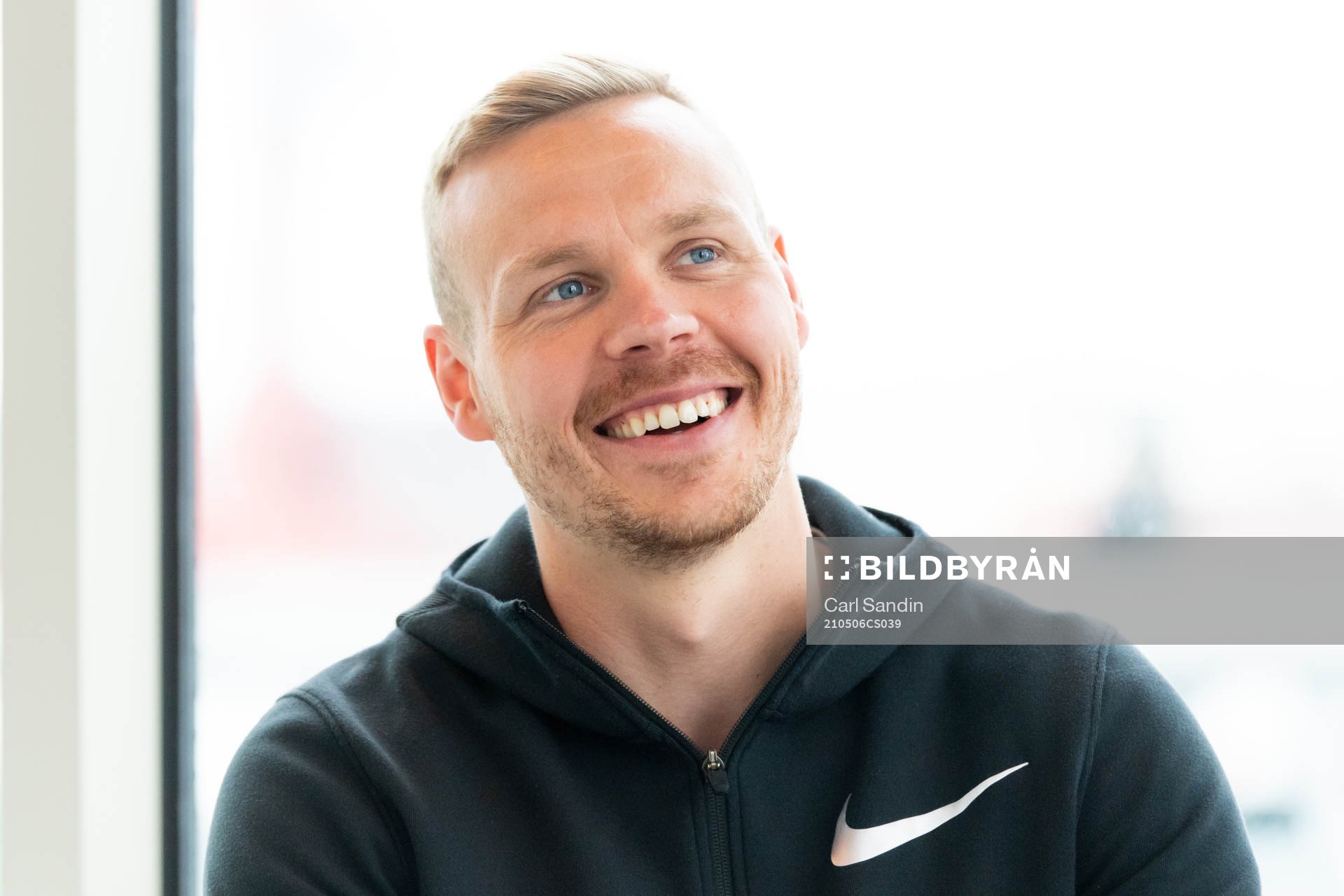 IFK Göteborgs Kolbeinn Sigthorsson blir intervjuad