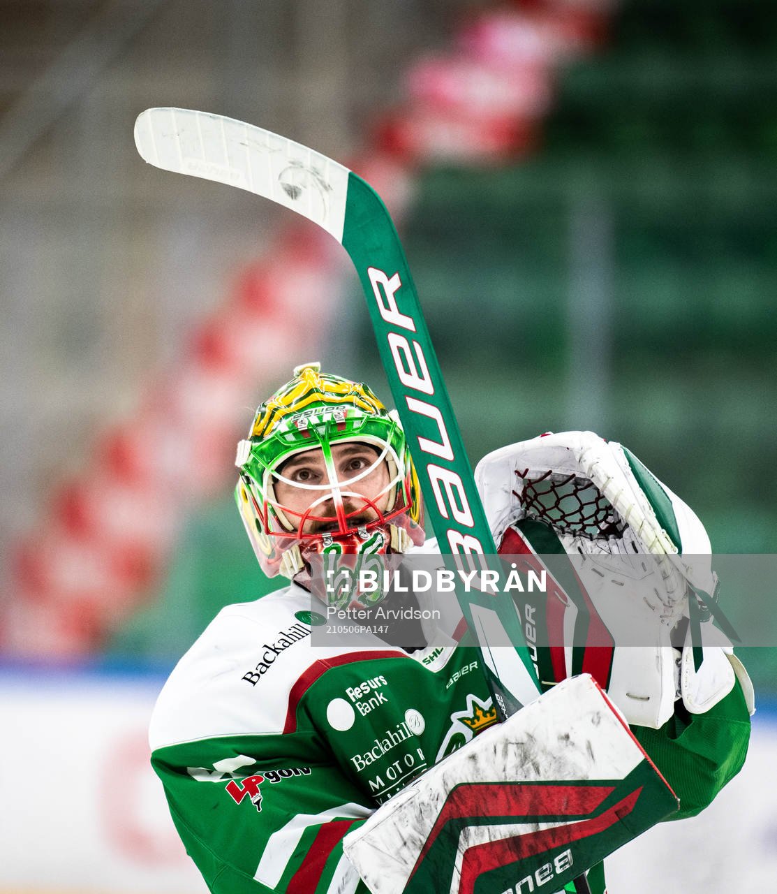 Rögles målvakt Christoffer Rifalk jublar