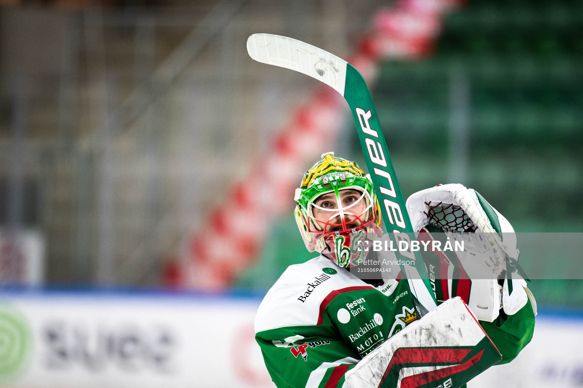 Rögles målvakt Christoffer Rifalk jublar