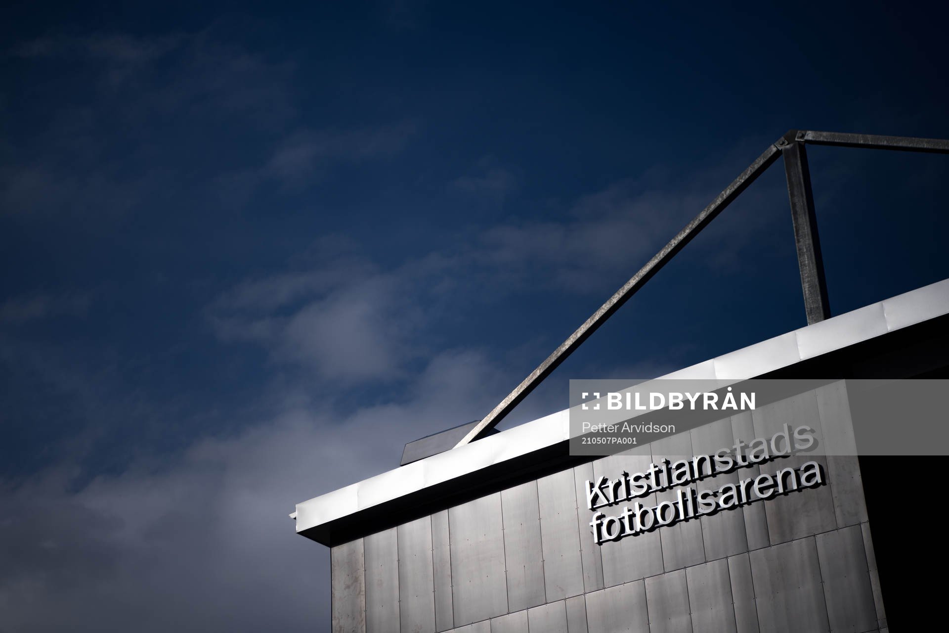 Exteriör Kristianstads Fotbollsarena