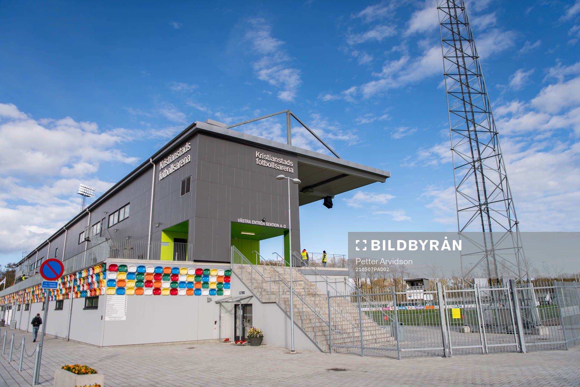 Exteriör Kristianstads Fotbollsarena