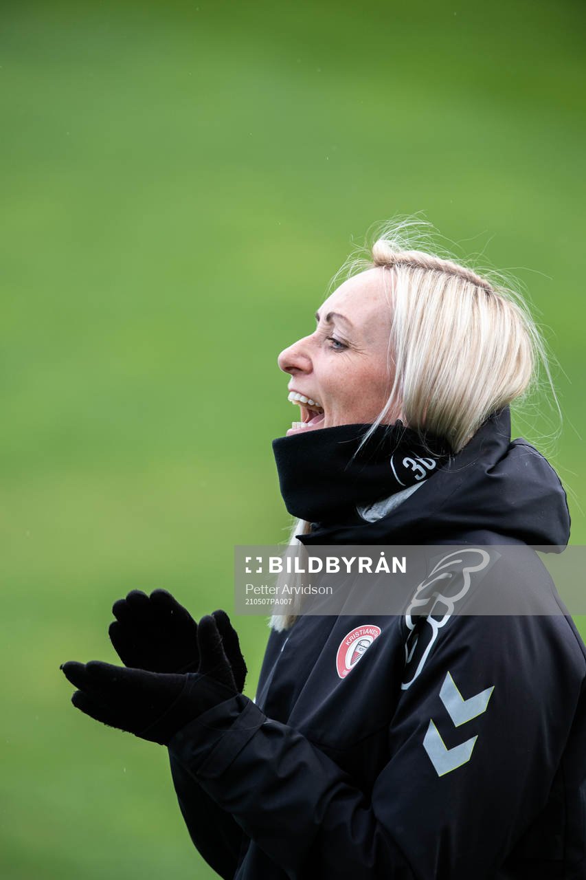 Kristianstads tränare Elisabet Gunnarsdóttir