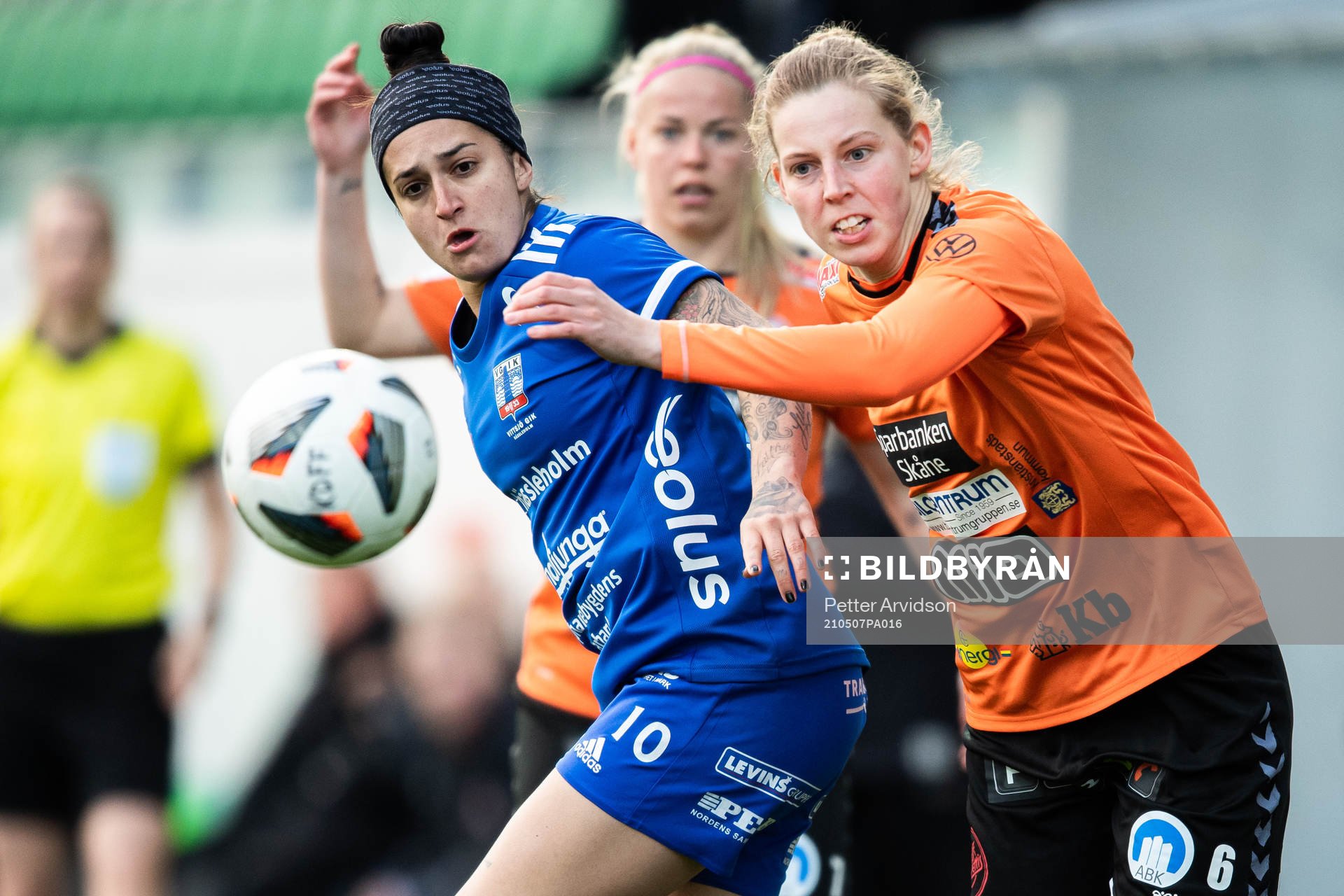 Vittsjös Fernanda Da Silva och Kristianstads Amanda Edgren