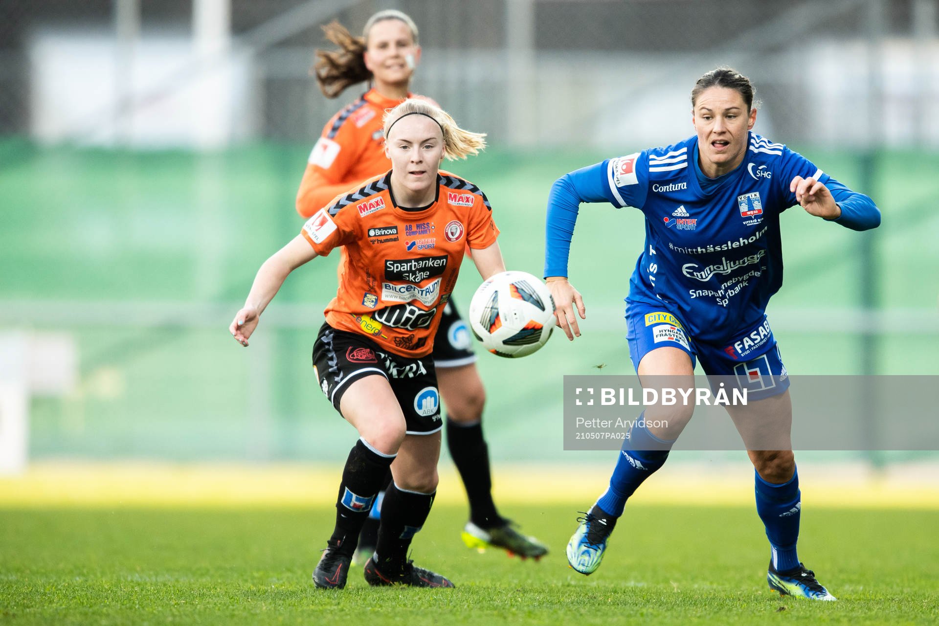 Kristianstads Jutta Rantala och Vittsjös Emily Gielnik