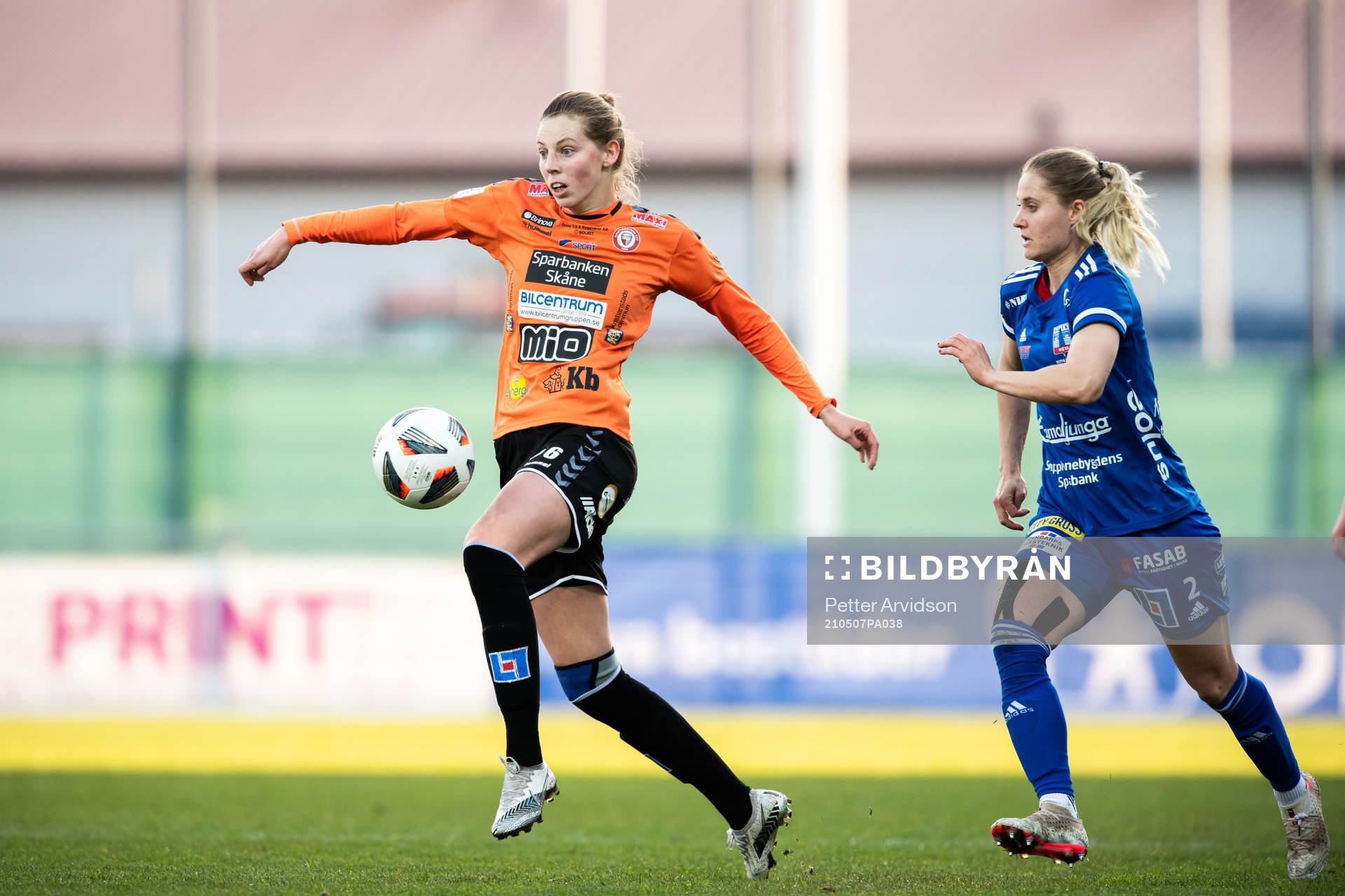 Kristianstads Amanda Edgren och Vittsjös Mie Leth Jans