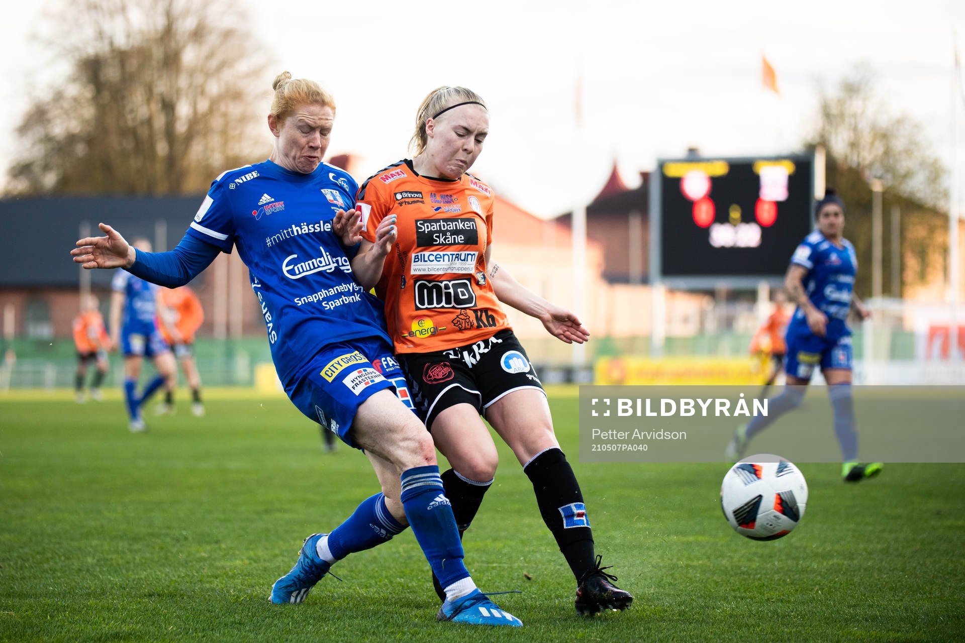 Vittsjös Clare Polkinghorn och Kristianstads Jutta Rantala