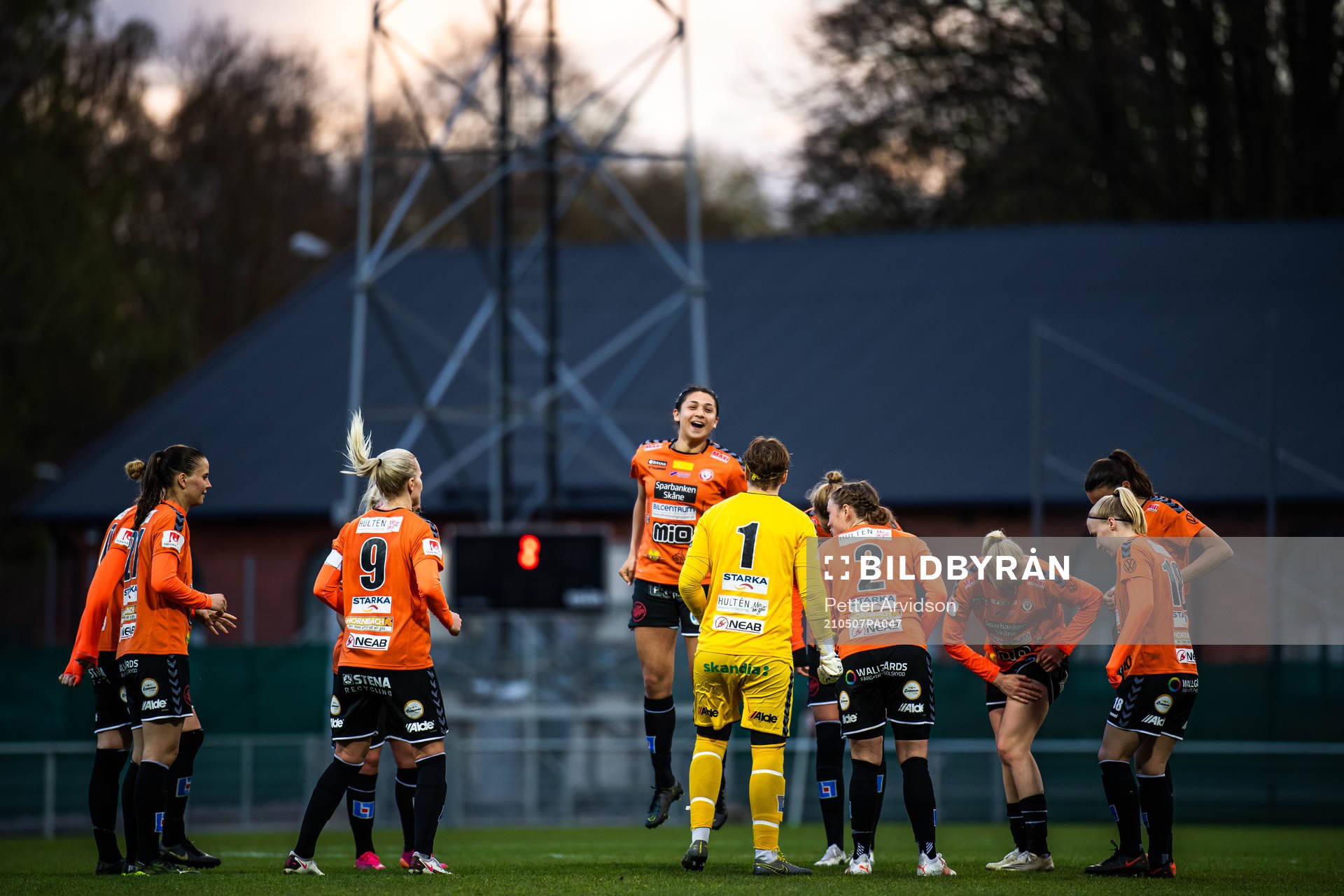 Kristianstads Elin Sjöström med lagkamrater