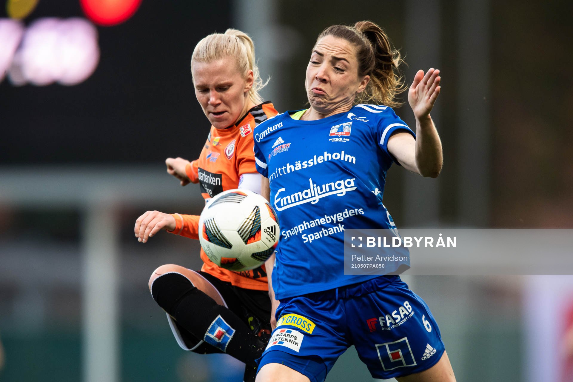 Kristianstads Josefine Rybrink och Vittsjös Clara Markstedt