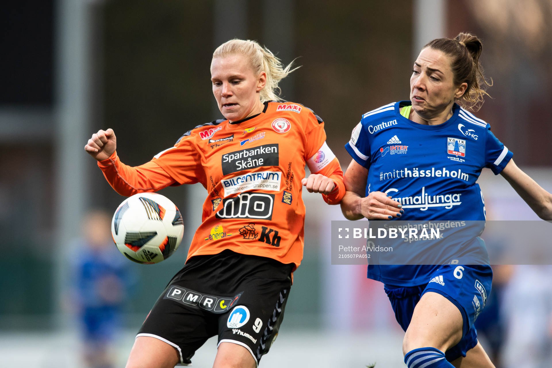 Kristianstads Josefine Rybrink och Vittsjös Clara Markstedt