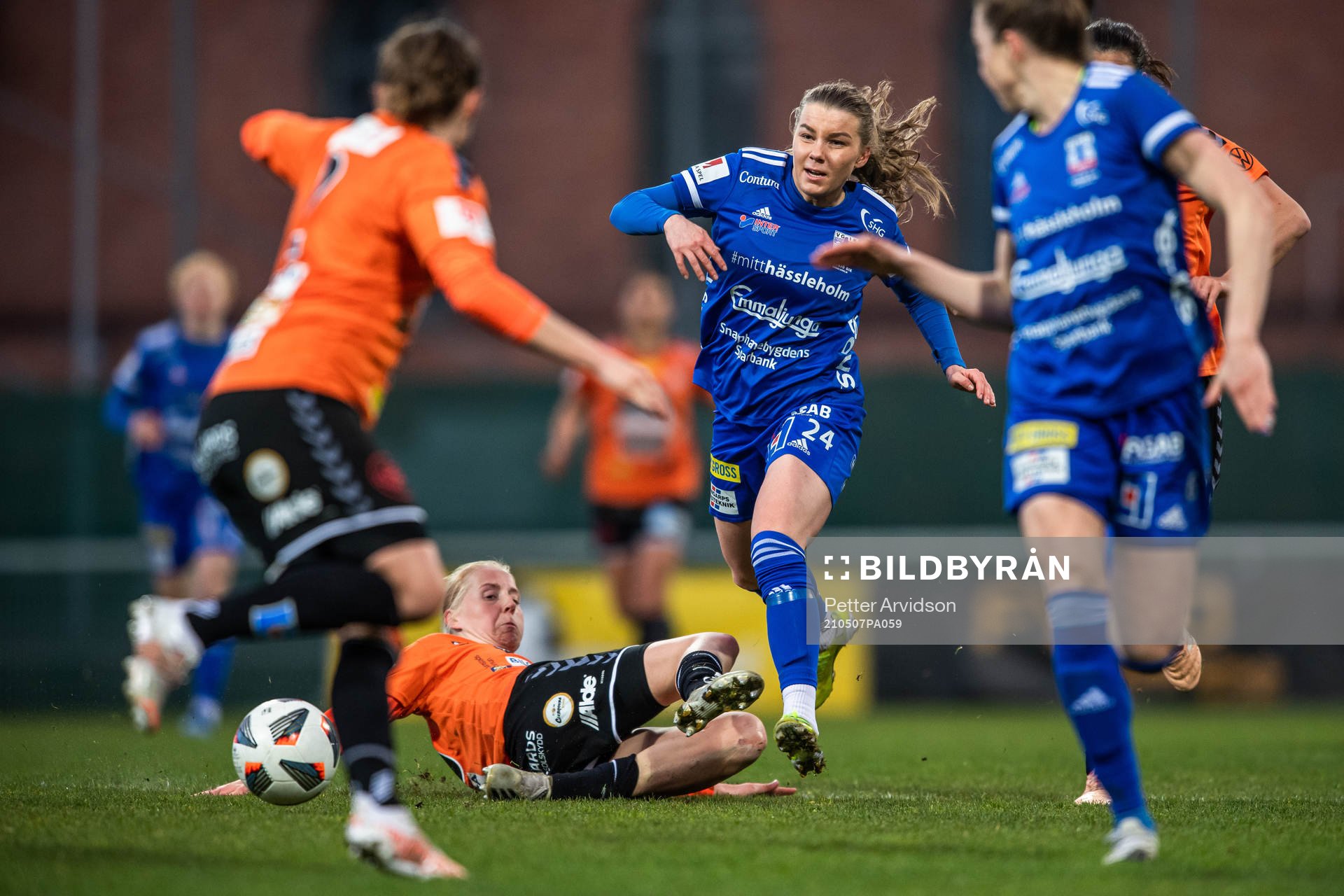 Kristianstads Eveliina Summanen och Vittsjös Ebba Hed