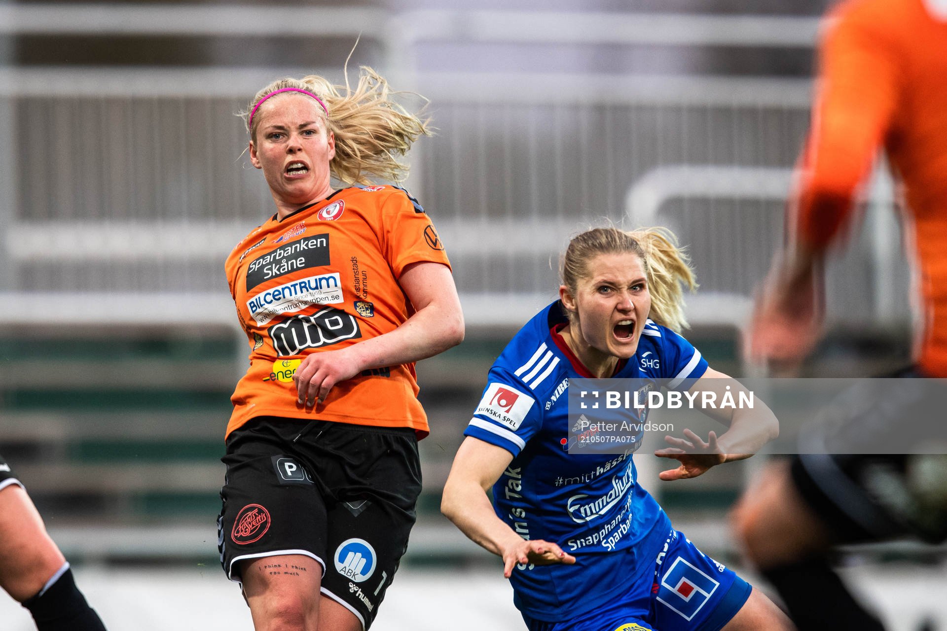 Kristianstads Therese Sessy Åsland och Vittsjös Mie Leth