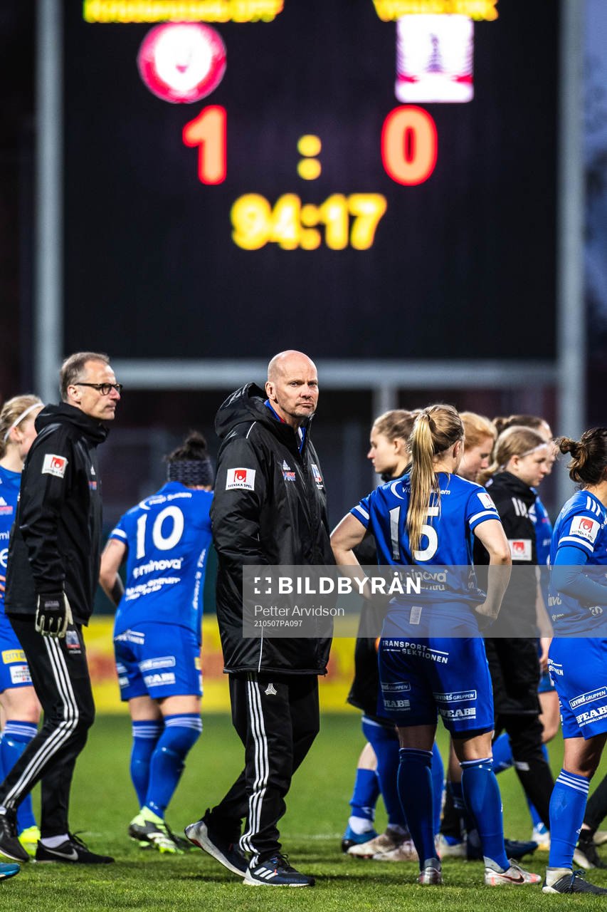 Vittsjös tränare Thomas Mårtensson deppar