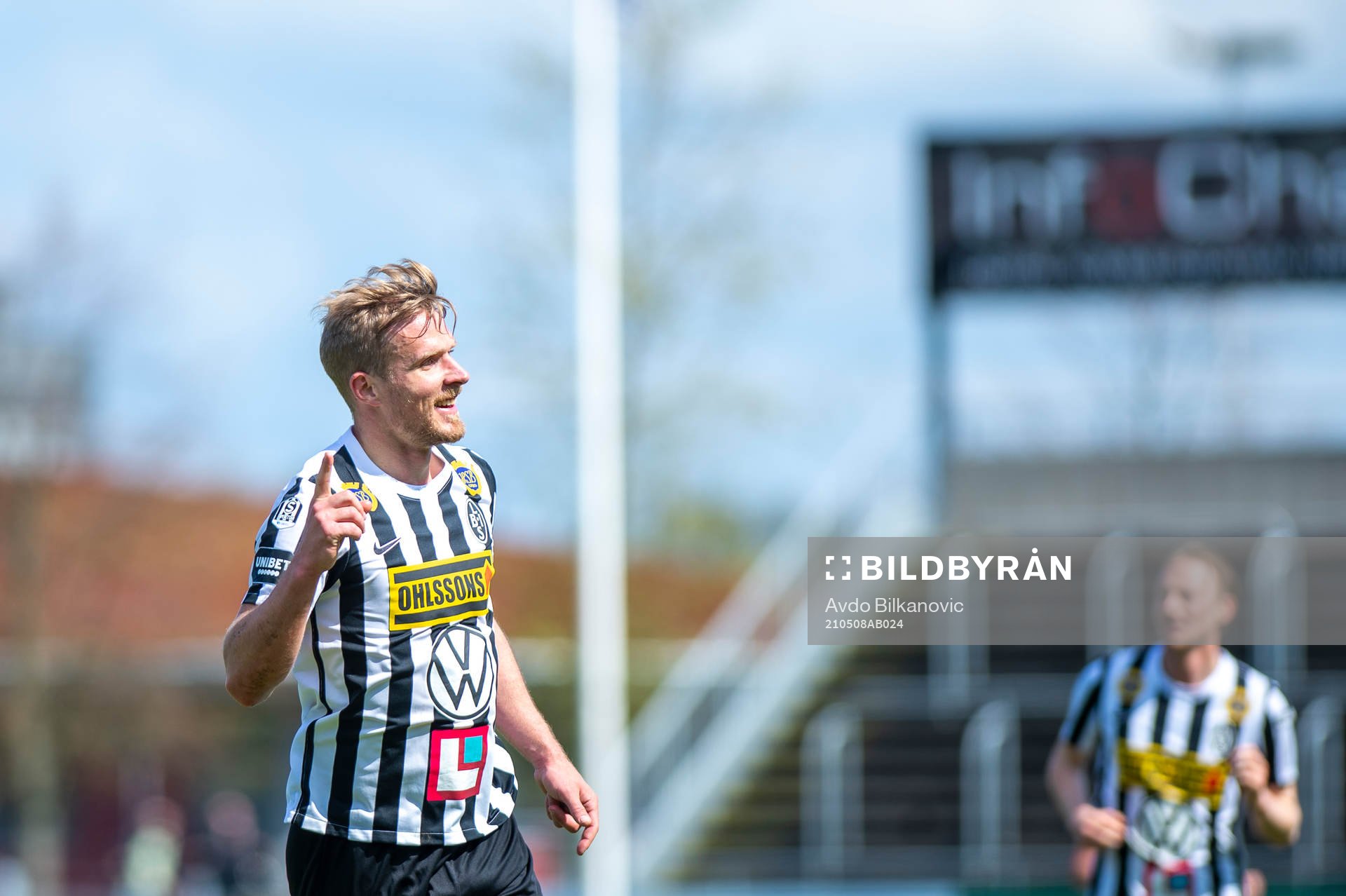 Landskronas Linus Olsson jublar
