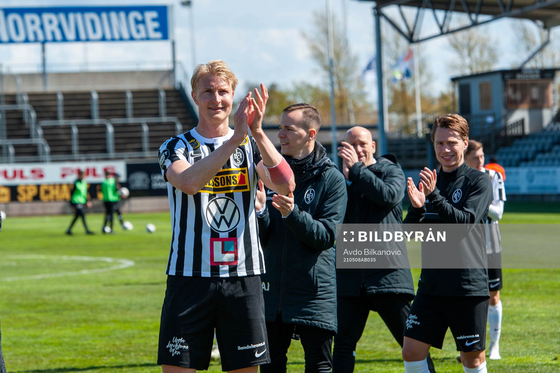 Landskronas Viktor Wihlstrand jublar