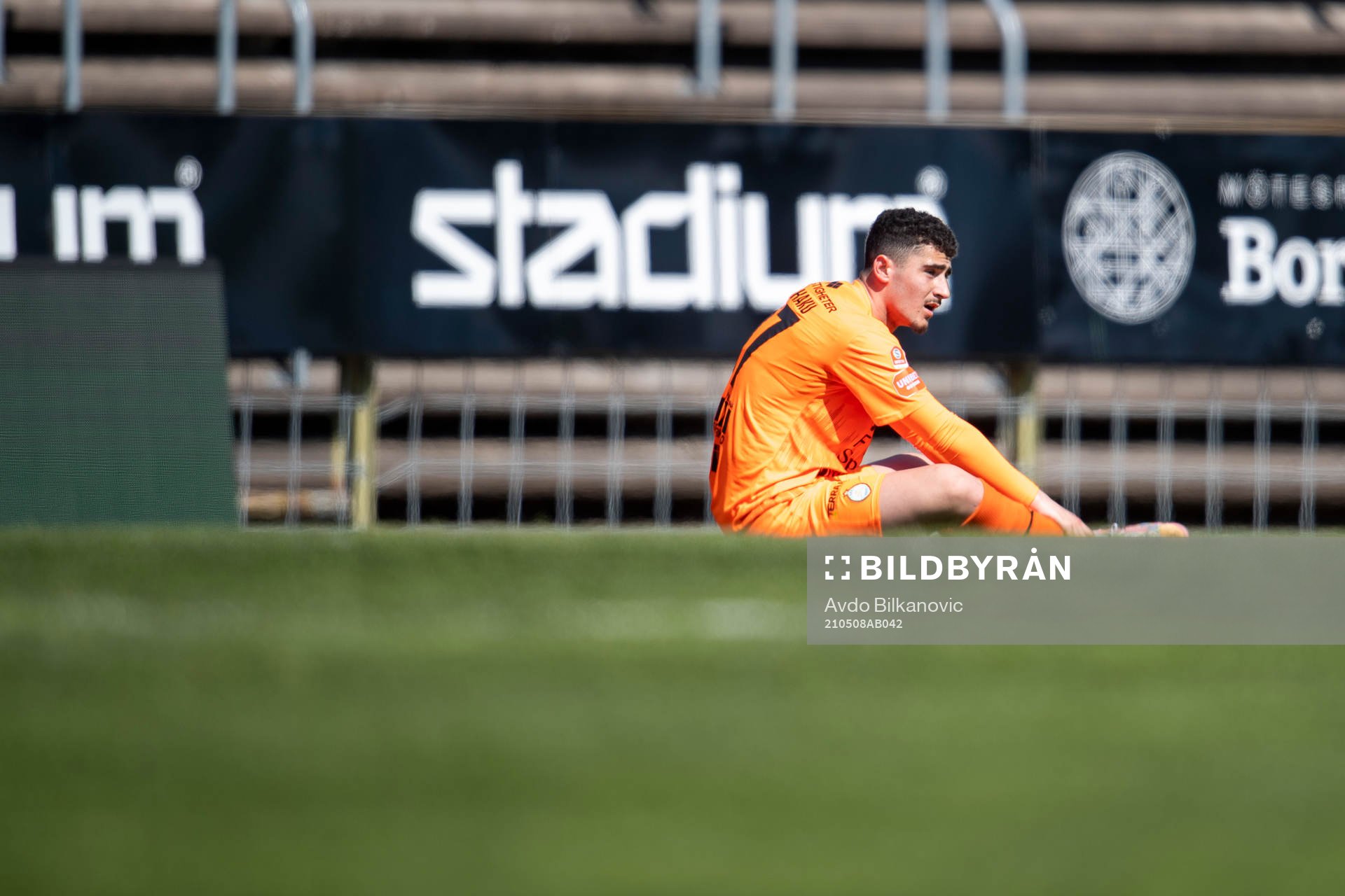 AFC Eskilstunas Ismet Lushaku deppar
