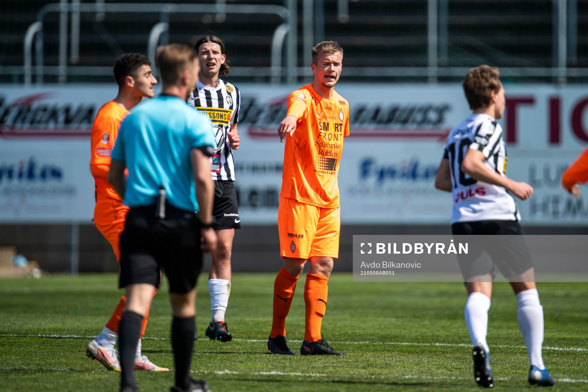 AFC Eskilstunas Alexander Ahl Holmström agerar