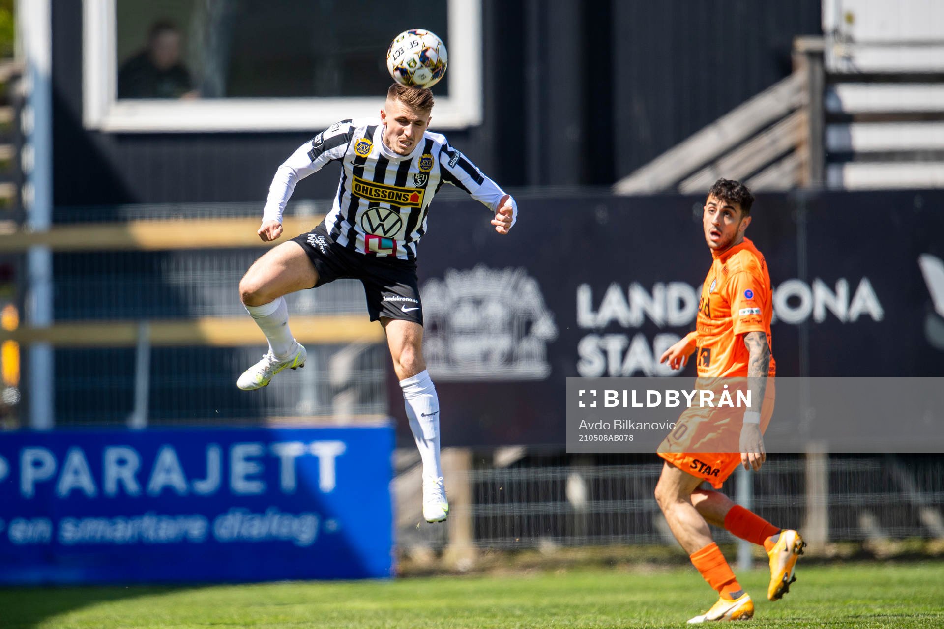 Landskronas Hampus Ferhm nickar