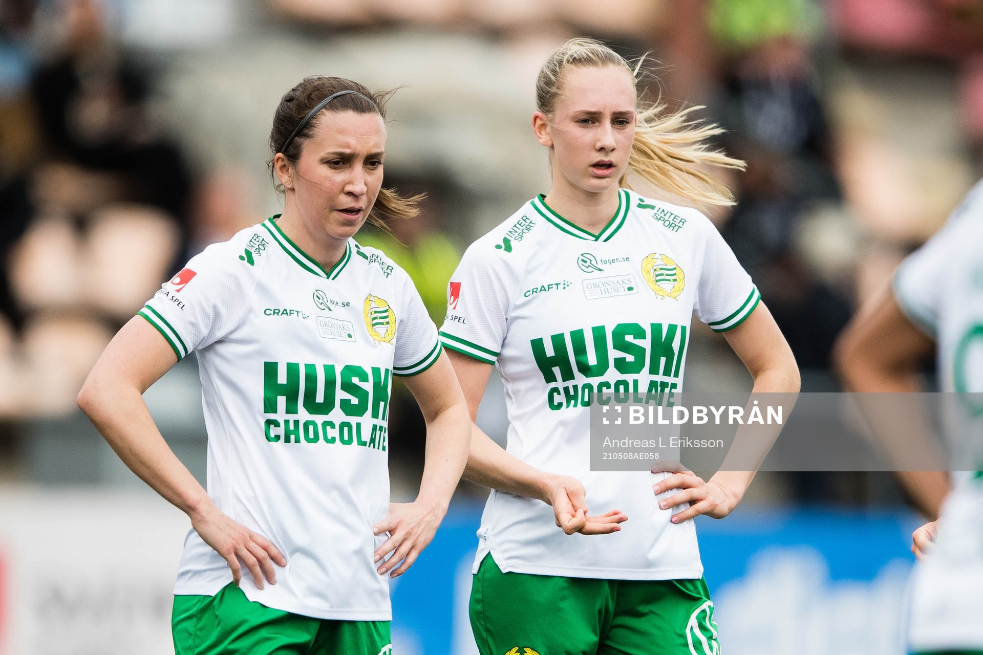 Hammarbys June Pedersen och Ellen Wangerheim