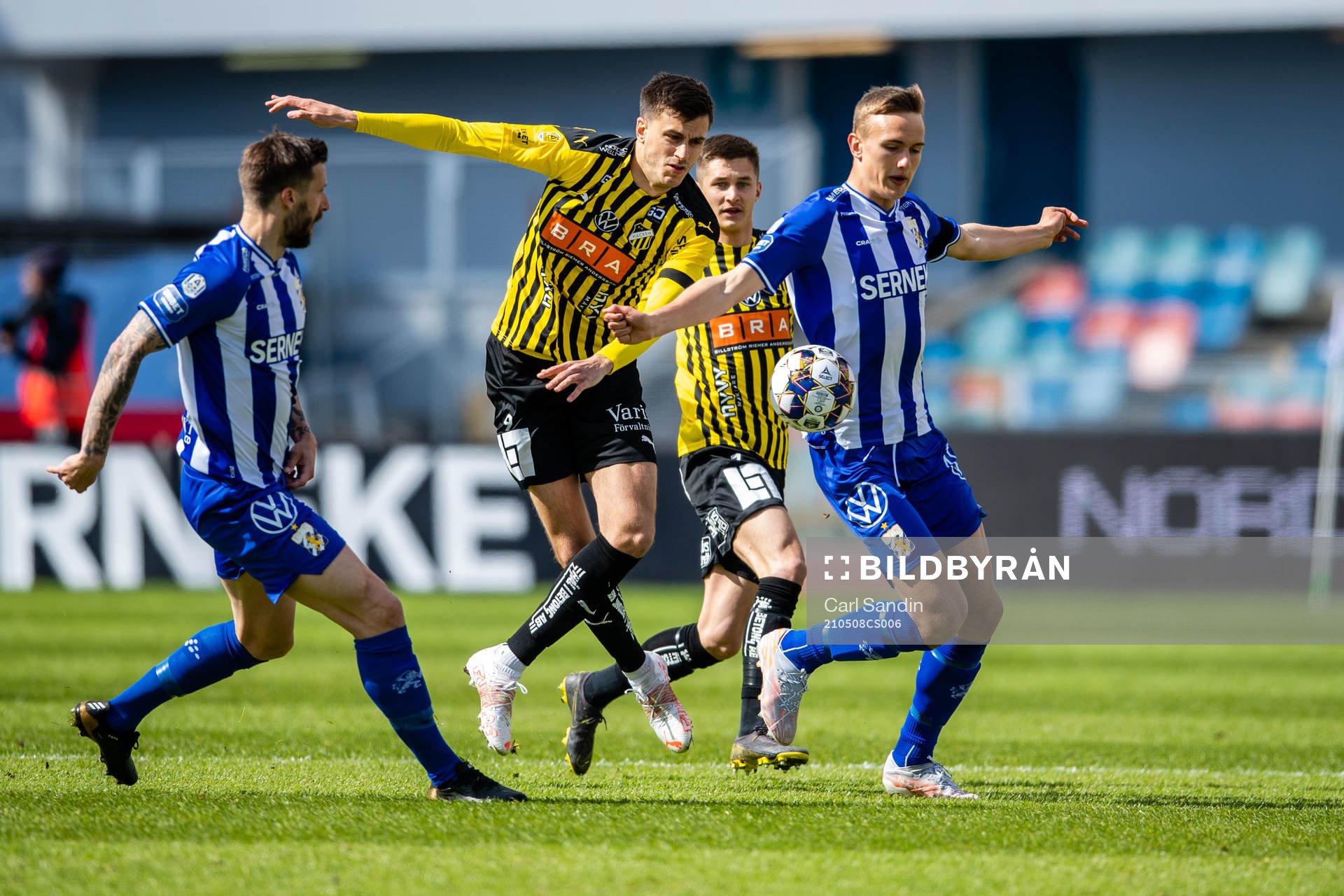 Häckens Alexander Jeremejeff  och IFK Göteborgs Jesper