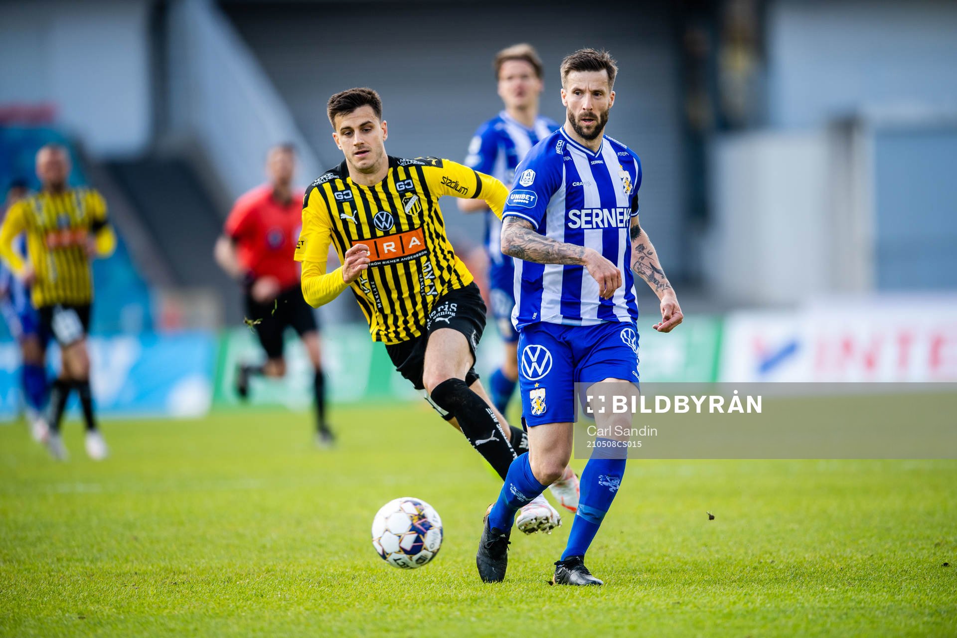 Häckens Alexander Jeremejeff  och IFK Göteborgs Mattias