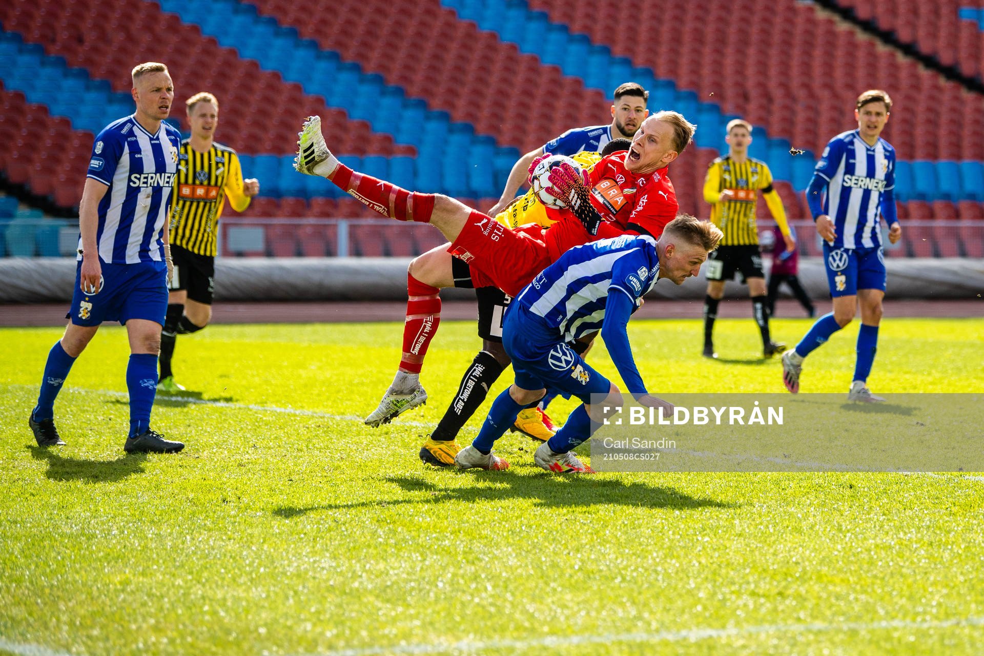 Häckens målvakt Pontus Dahlberg och IFK Göteborgs