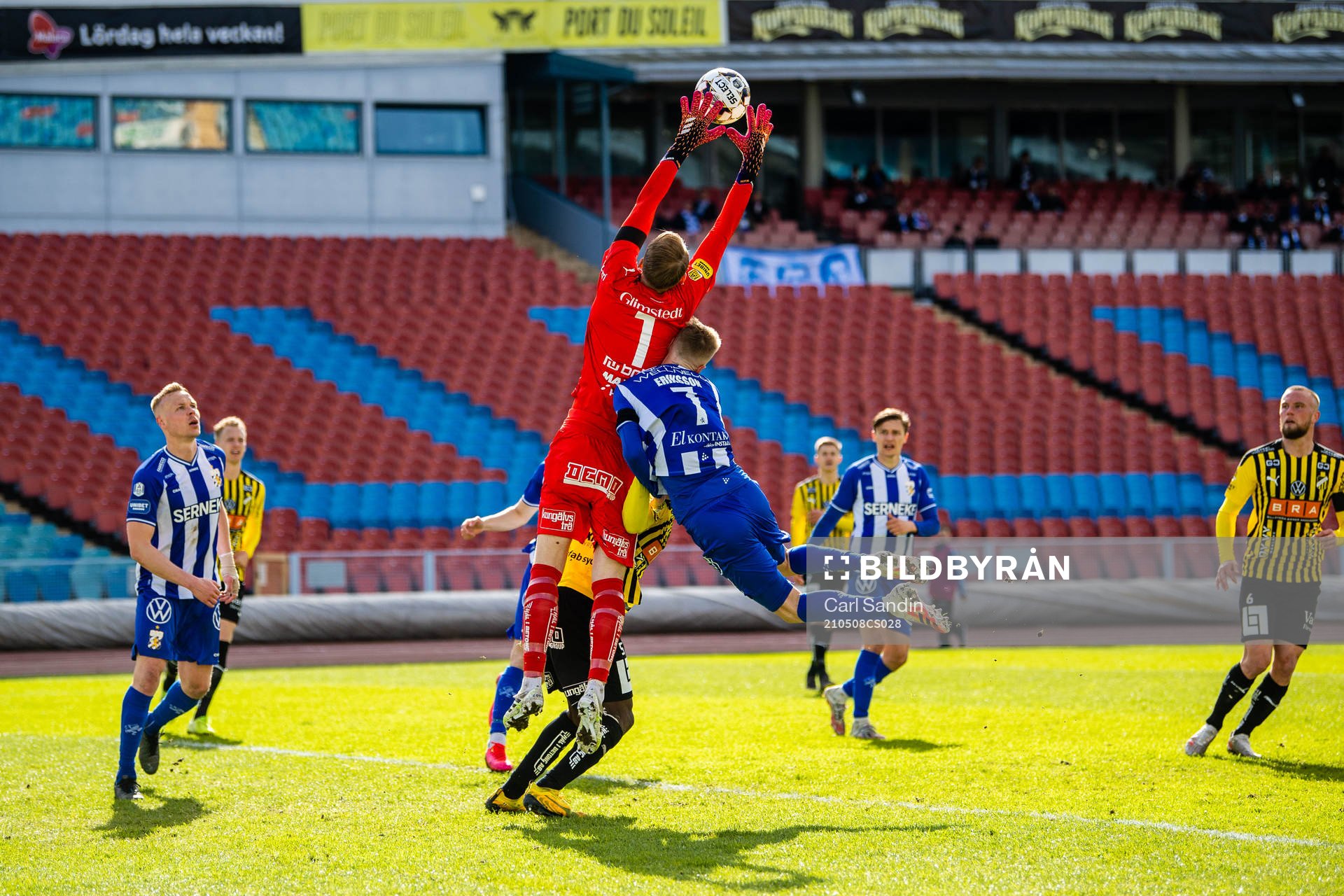 Häckens målvakt Pontus Dahlberg och IFK Göteborgs