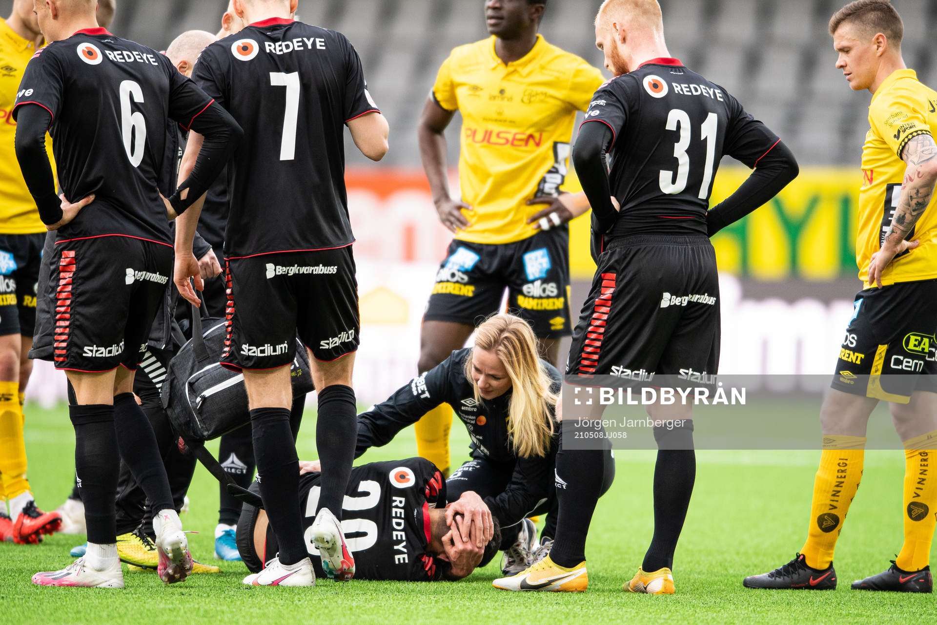 Kalmars Romario Pereira Sipiao skada