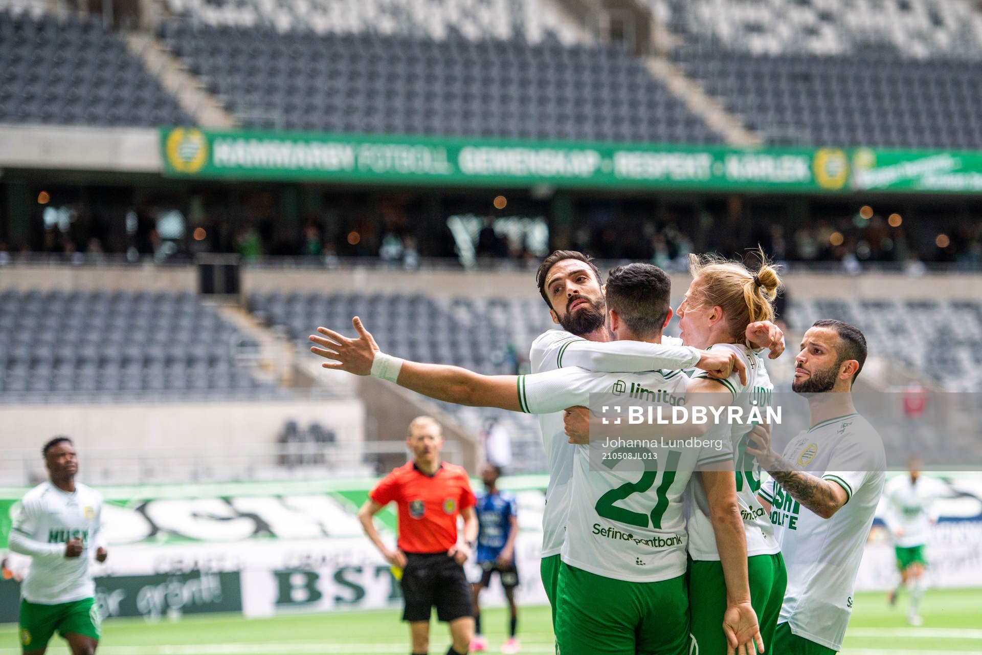 Hammarbys Abdul Khalili jublar