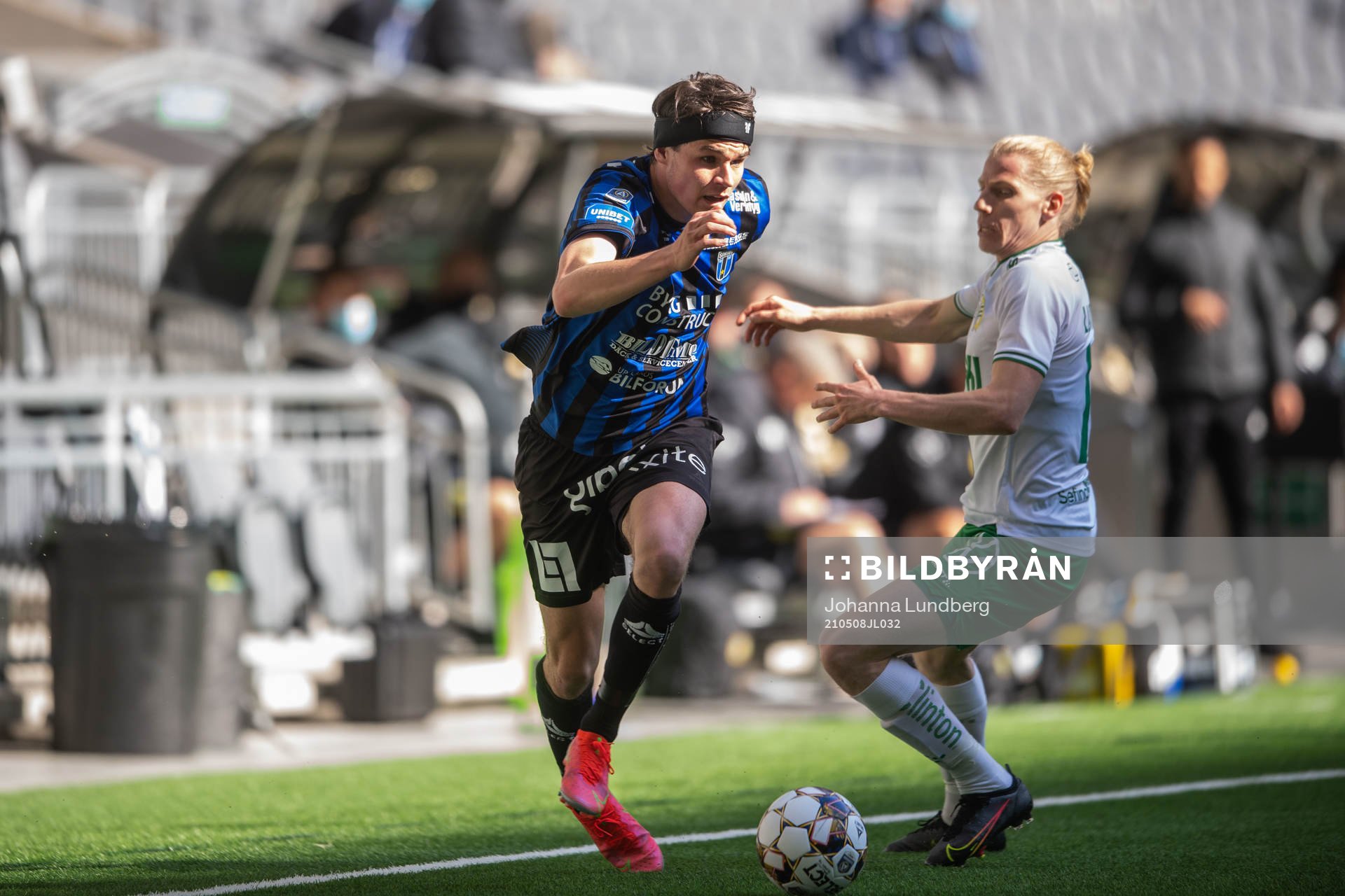 Sirius Jamie Roche och Hammarbys Gustav Ludwigson