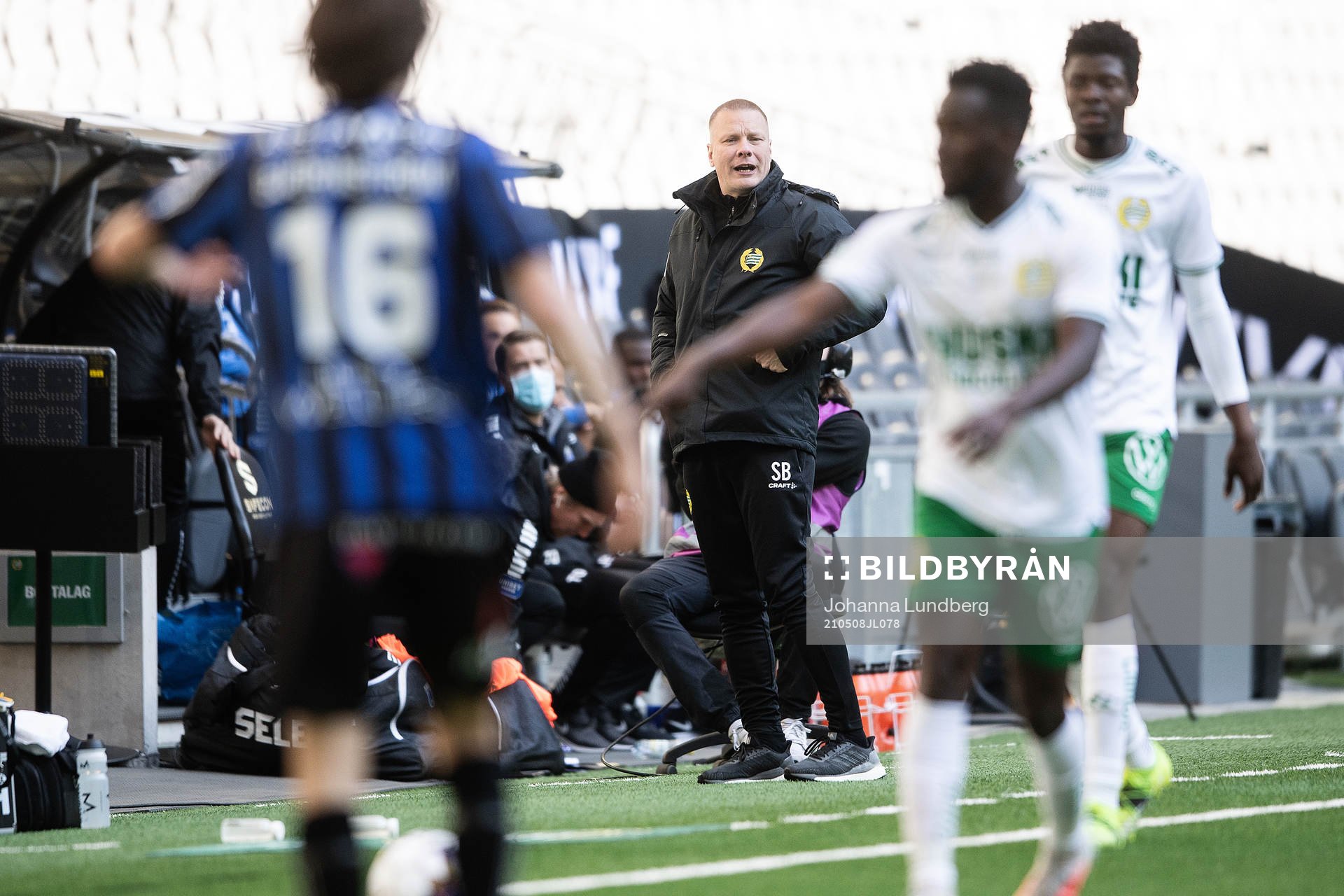 Hammarbys tränare Stefan Billborn