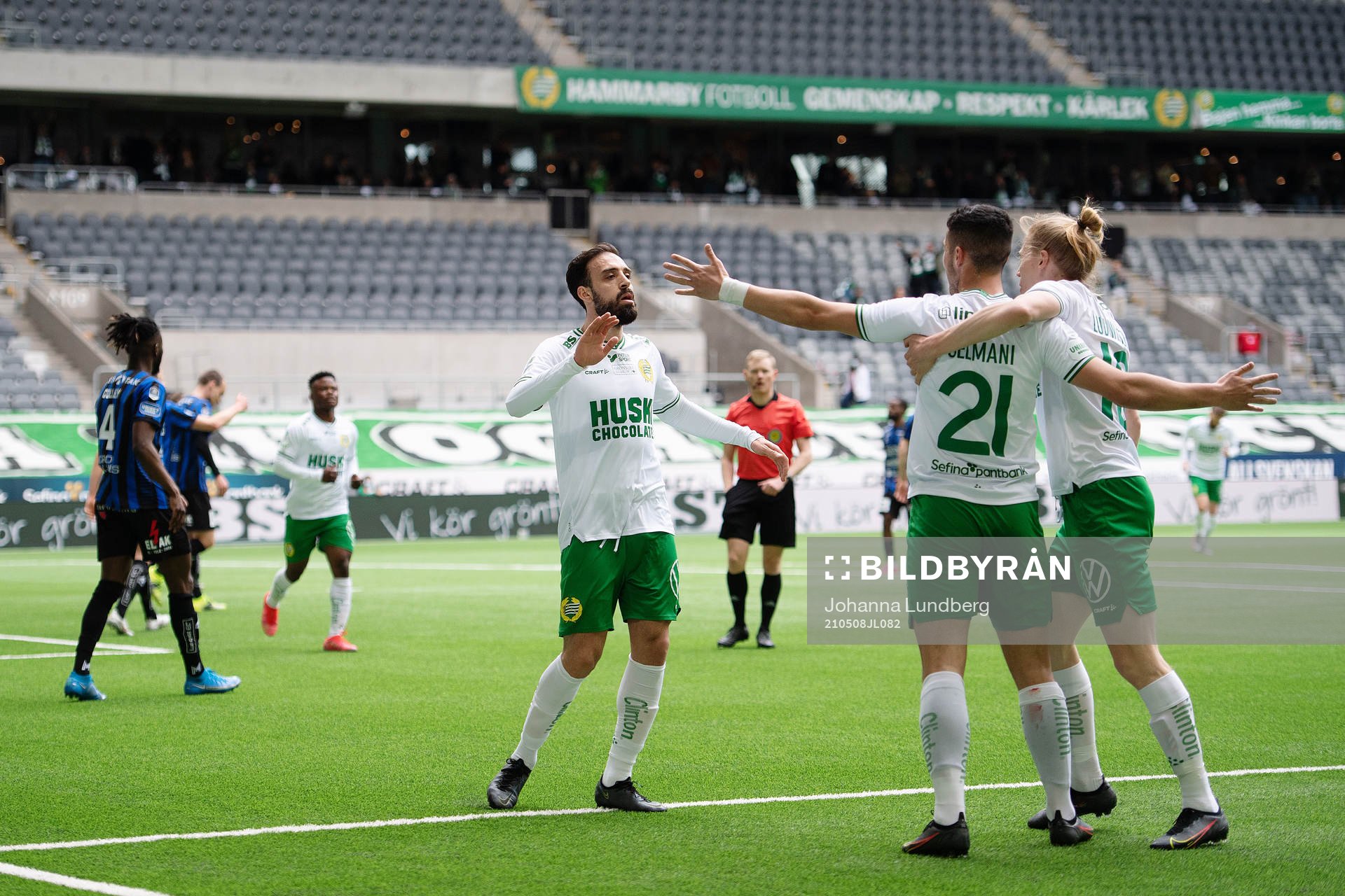 Hammarbys Abdul Khalili, Astrit Selmani och Gustav