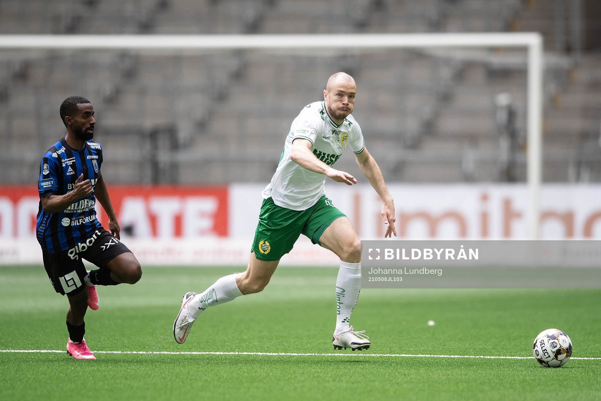 Sirius Mohammed Khalid Saeid och Hammarbys Jon Gudni