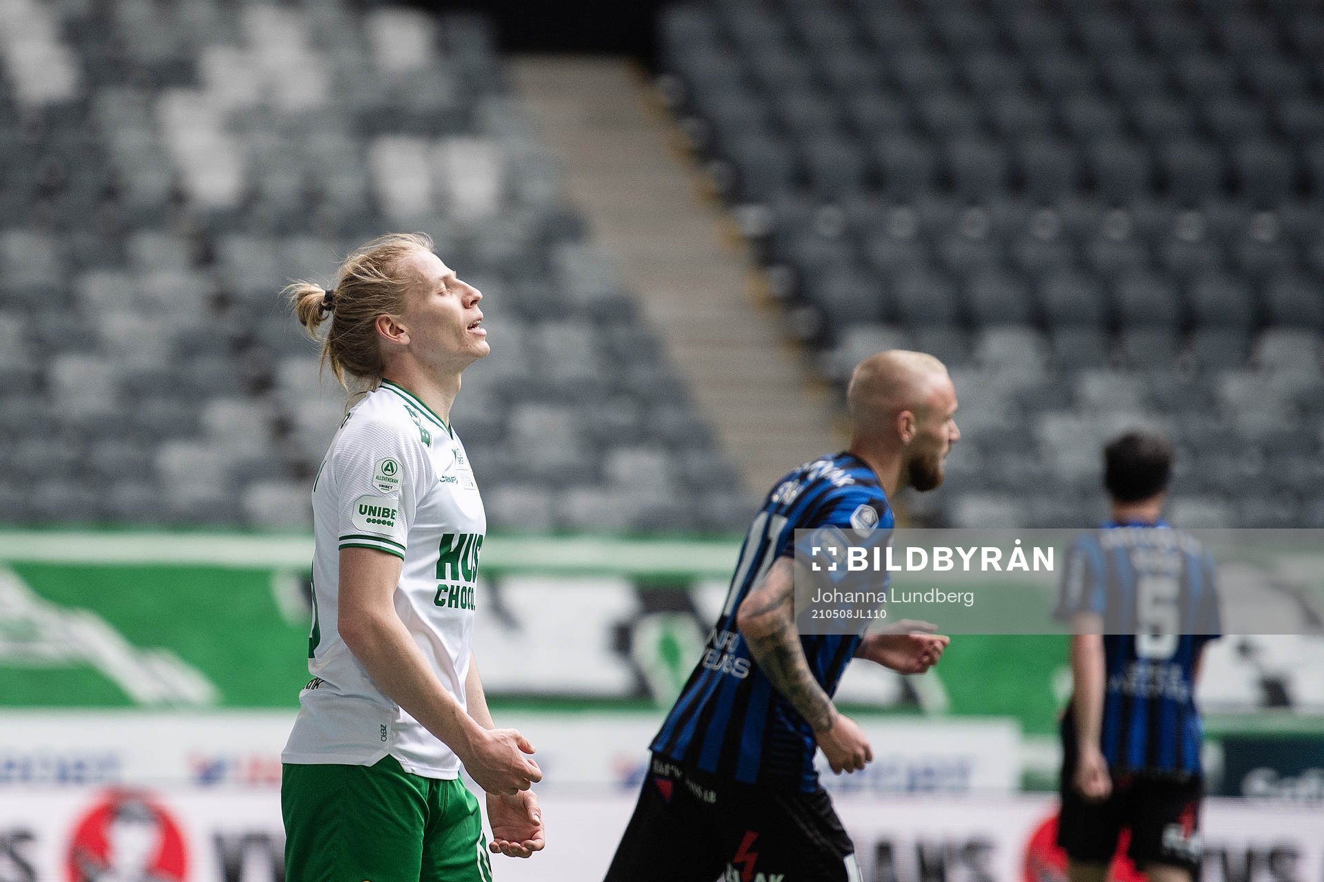 Hammarbys Gustav Ludwigson deppar