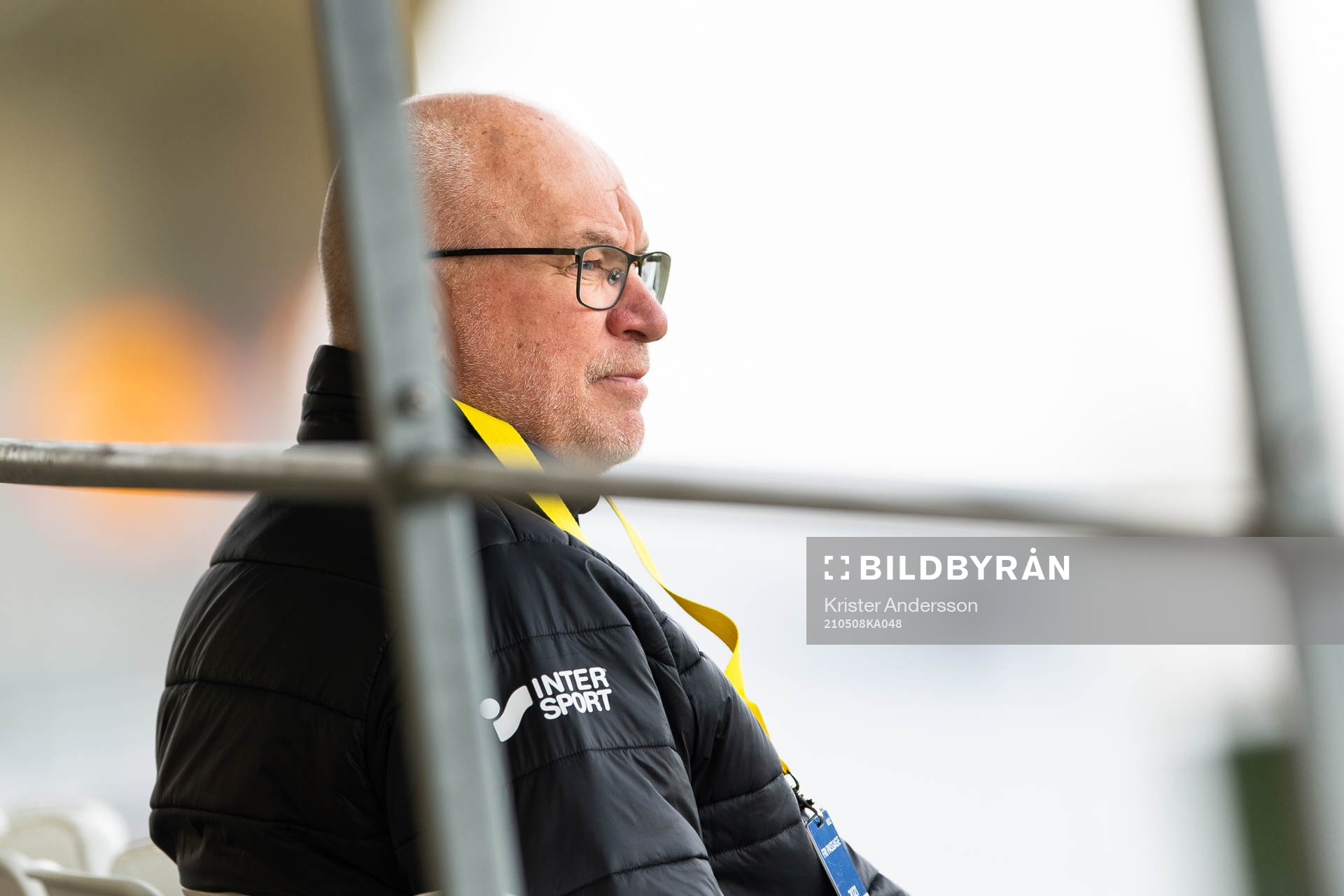 Falkenbergs sportchef Håkan Nilsson före fotbollsmatchen