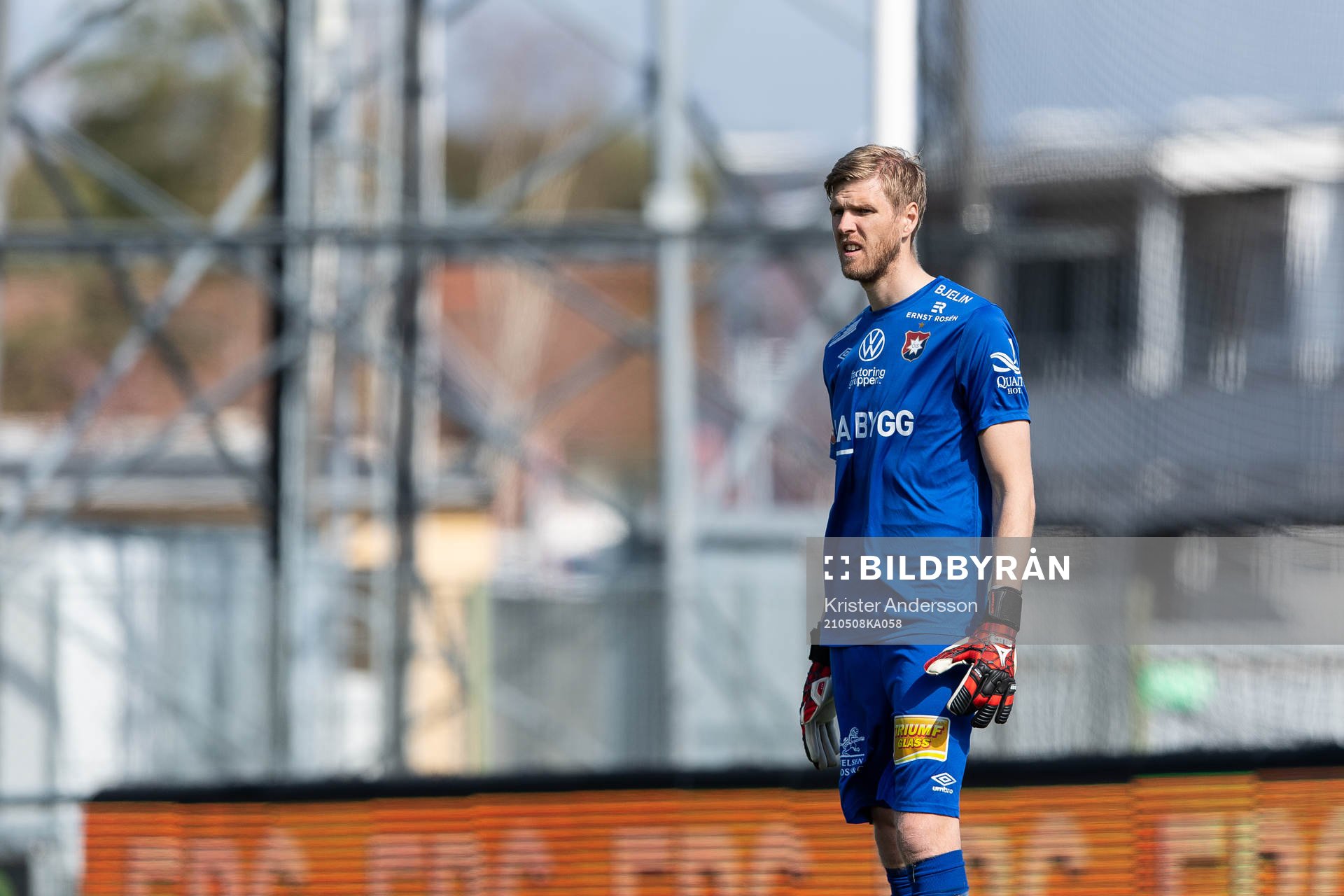 Örgrytes målvakt Fredrik Andersson