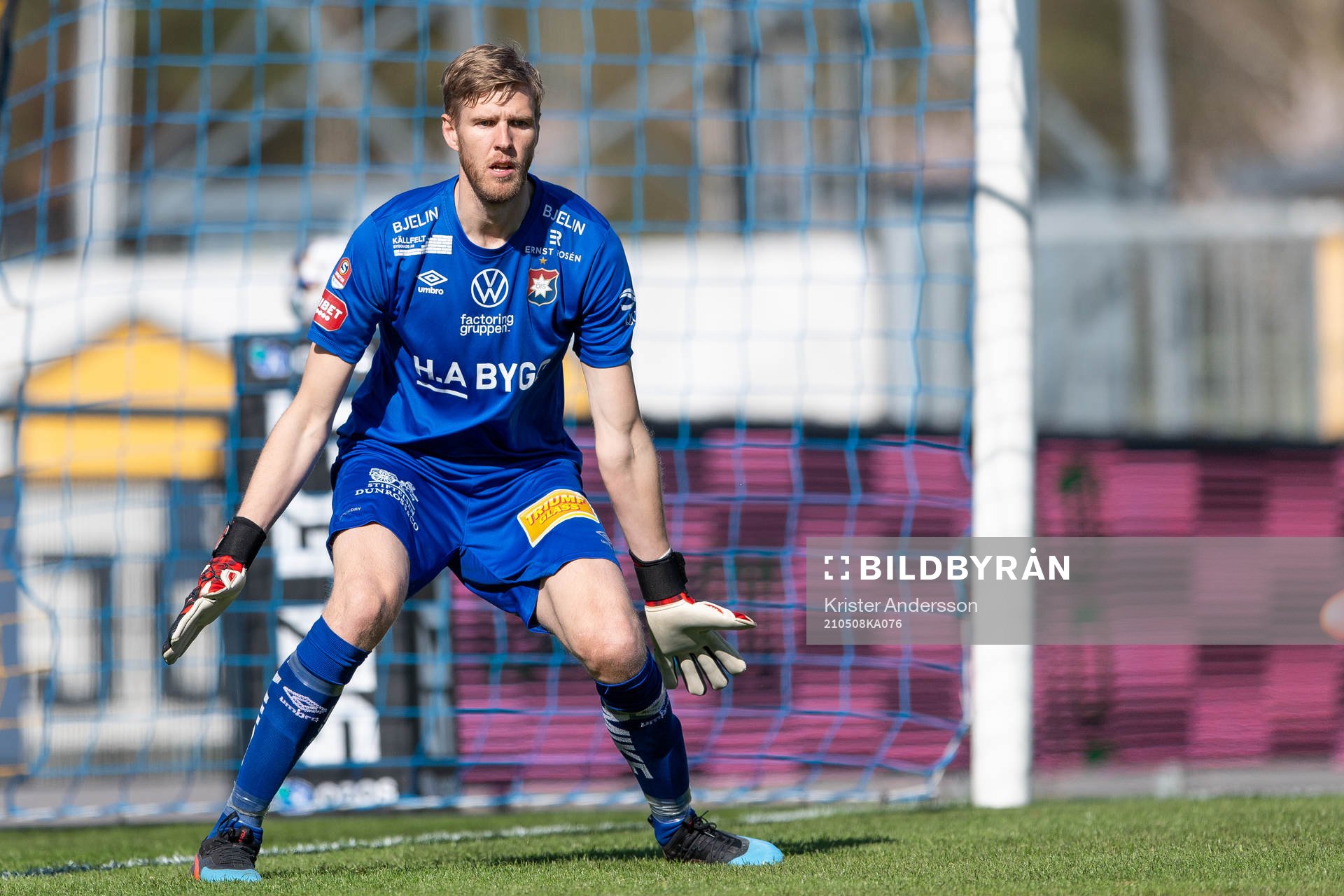 Örgrytes målvakt Fredrik Andersson
