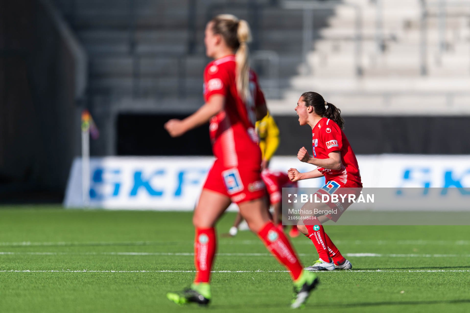 Linköpings Heidi Ellingsen jublar