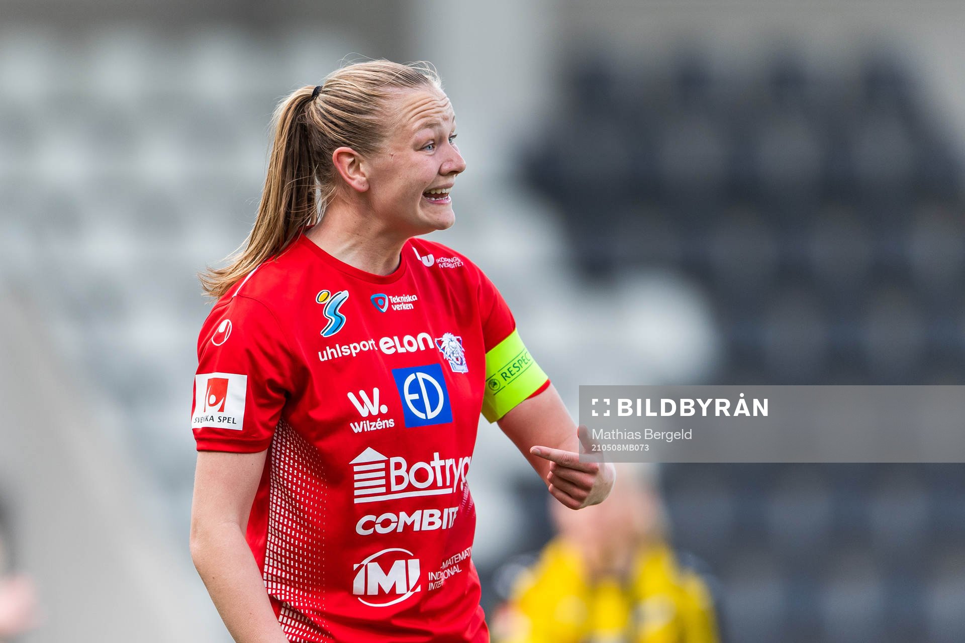 Linköpings Frida Leonhardsen Maanum reagerar